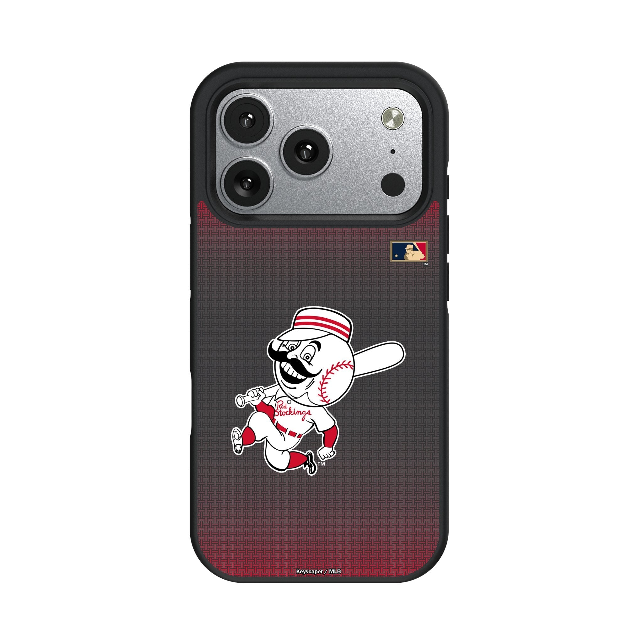 Cincinnati Reds 1953-1967 - Cooperstown Collection Linen Bump Phone Case for Apple iPhone 17 Series