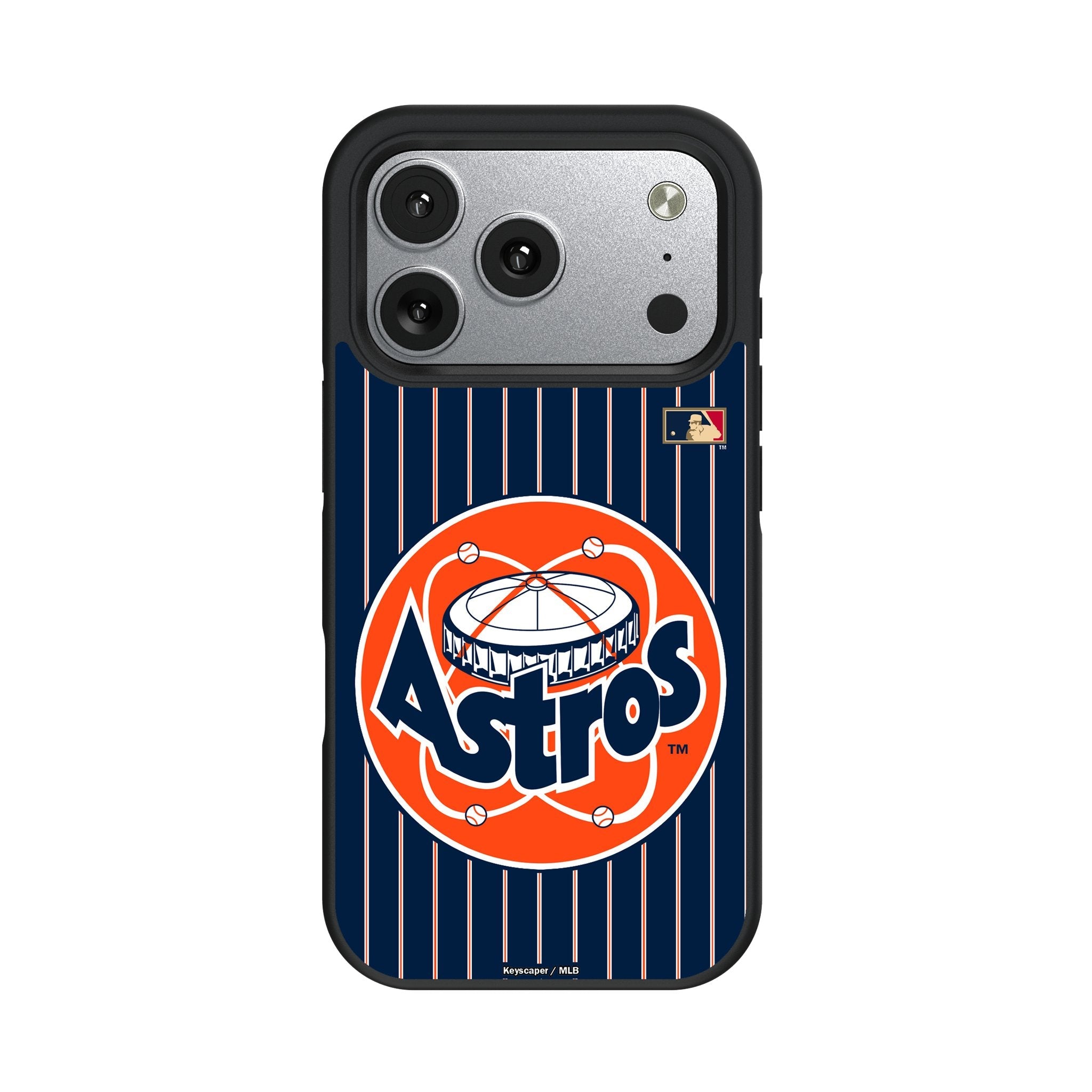 Houston Astros 1977-1993 - Cooperstown Collection Pinstripe Bump Phone Case for Apple iPhone 17 Series 2