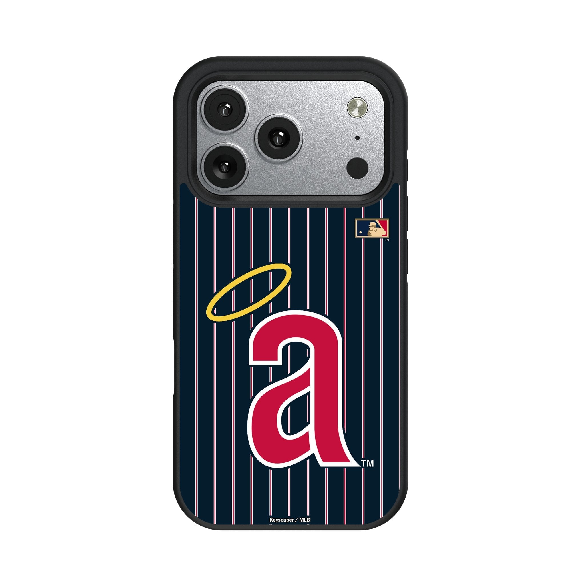 LA Angels 1971 - Cooperstown Collection Pinstripe Bump Phone Case for Apple iPhone 17 Series 2