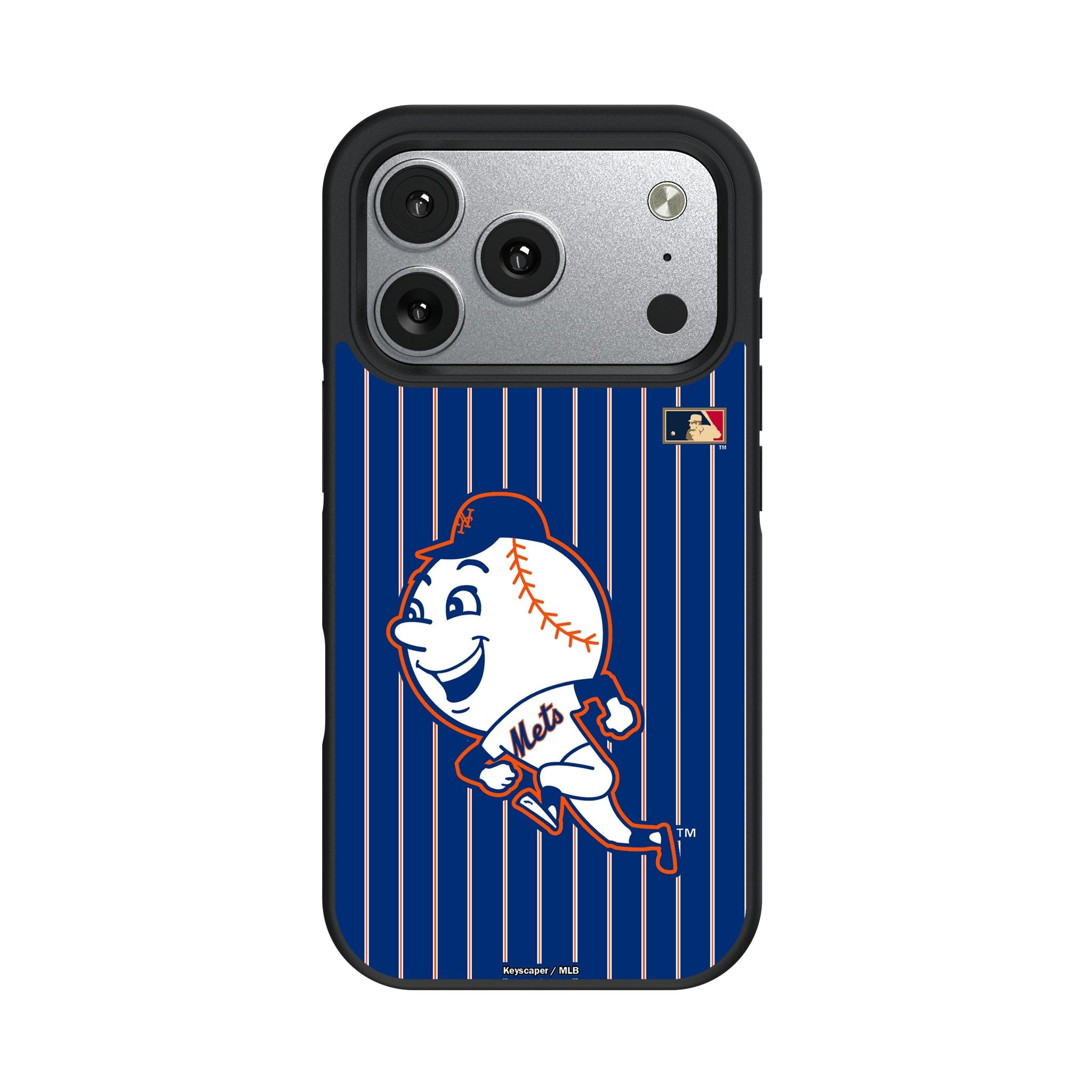 New York Mets 2014 - Cooperstown Collection Pinstripe Bump Phone Case for Apple iPhone 17 Series 2