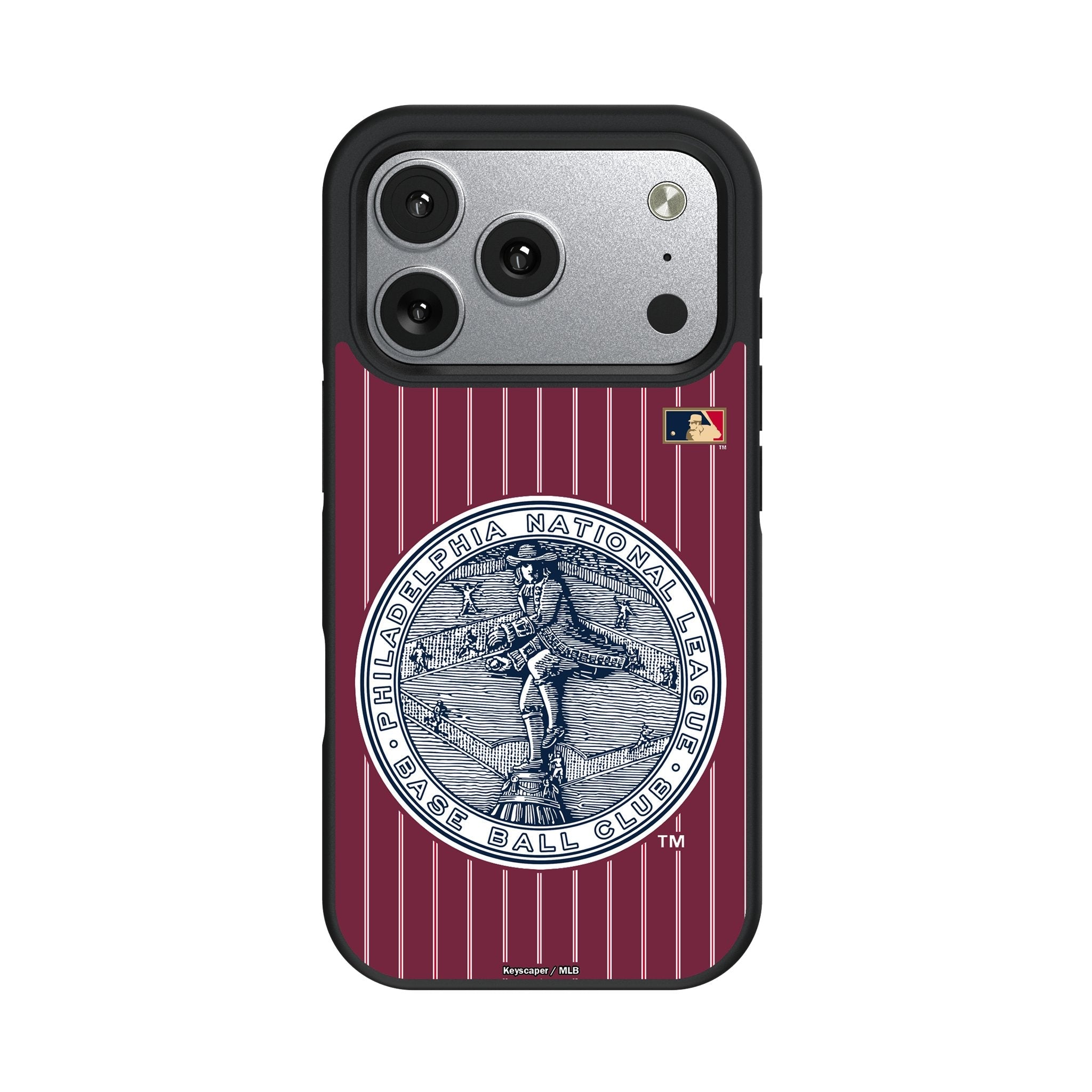 Philadelphia Phillies 1915-1943 - Cooperstown Collection Pinstripe Bump Phone Case for Apple iPhone 17 Series
