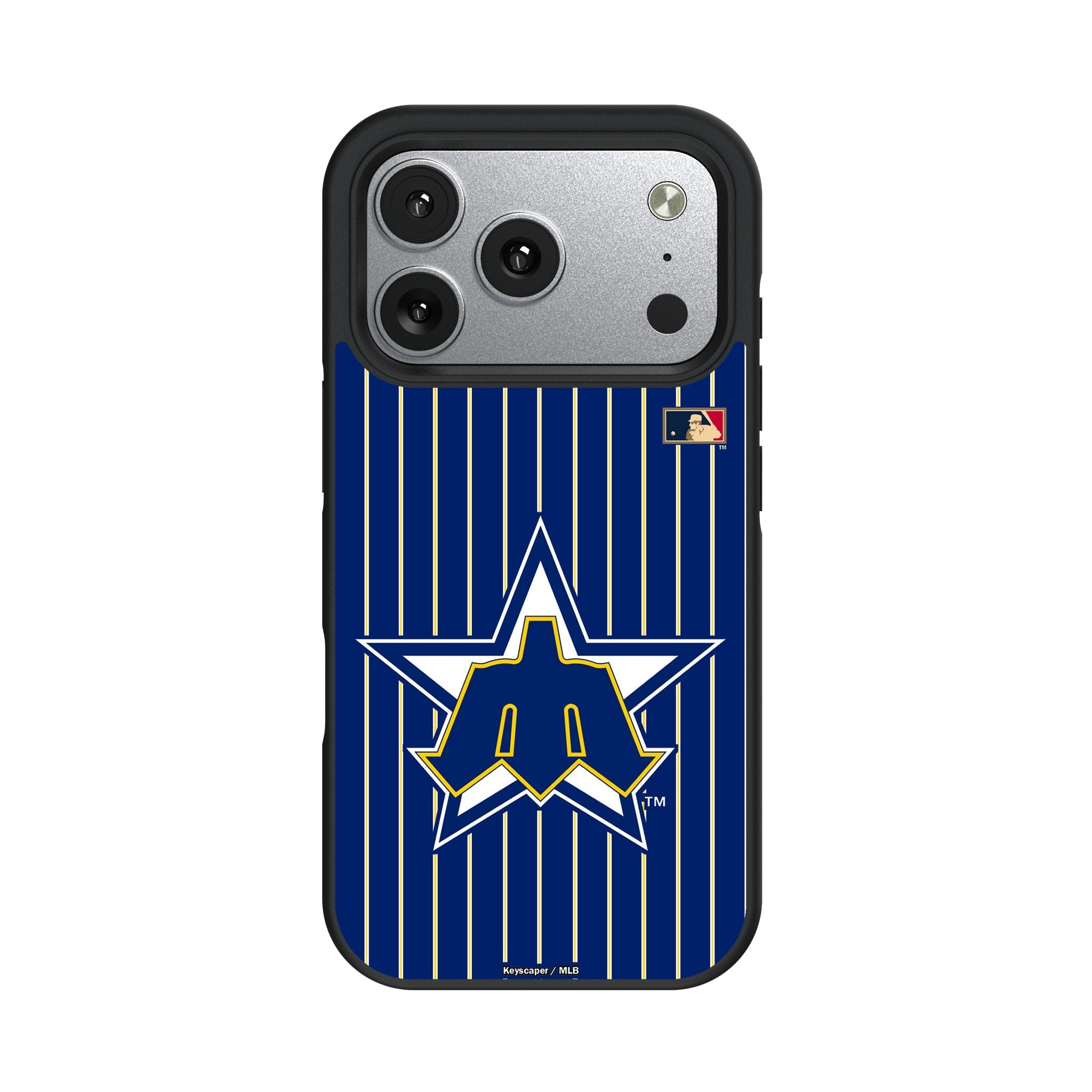 Seattle Mariners 1981-1986 - Cooperstown Collection Pinstripe Bump Phone Case for Apple iPhone 17 Series 2