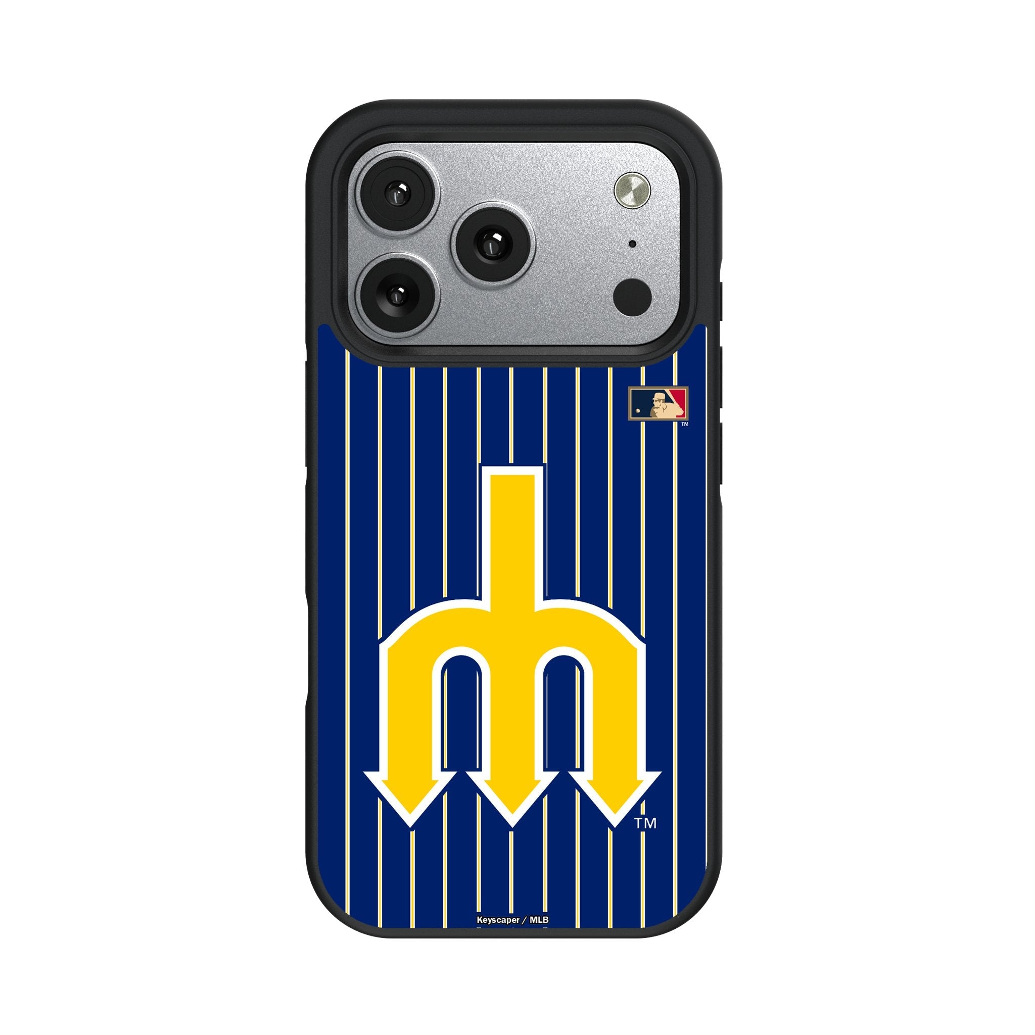 Seattle Mariners 1977-1980 - Cooperstown Collection Pinstripe Bump Phone Case for Apple iPhone 17 Series 2