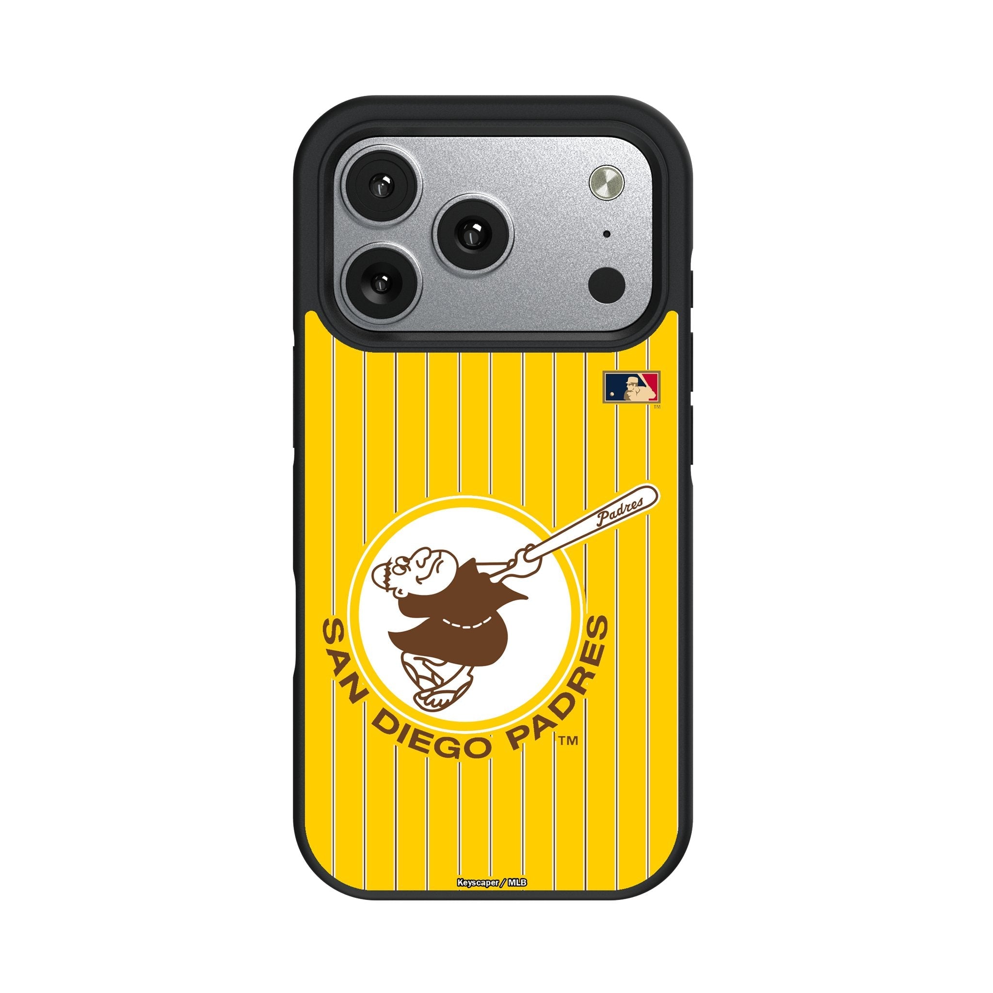San Diego Padres 1969-1984 - Cooperstown Collection Pinstripe Bump Phone Case for Apple iPhone 17 Series