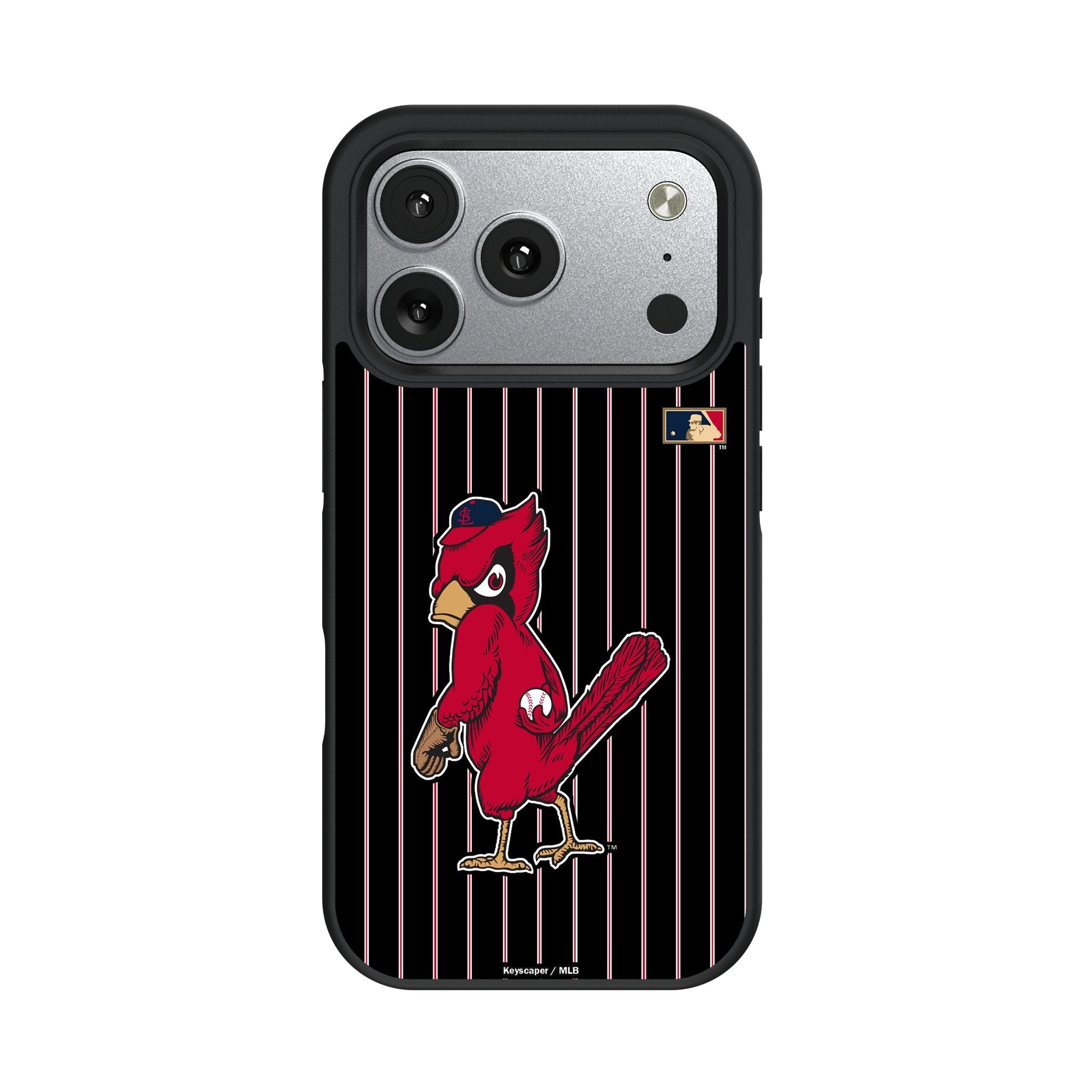 St Louis Cardinals 1950s - Cooperstown Collection Pinstripe Bump Phone Case for Apple iPhone 17 Series