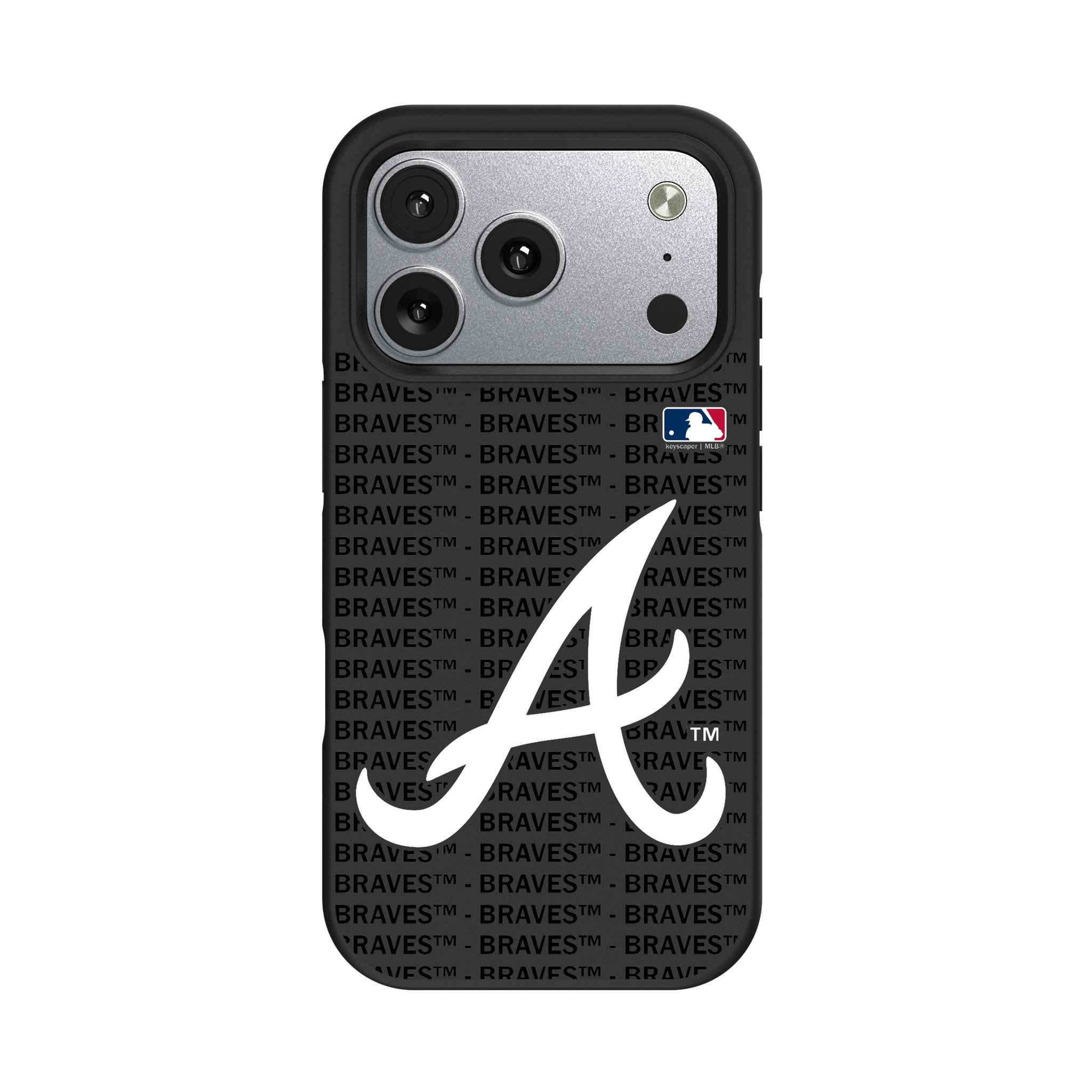 Atlanta Braves Text Backdrop Bump Phone Case for Apple iPhone 17 Series