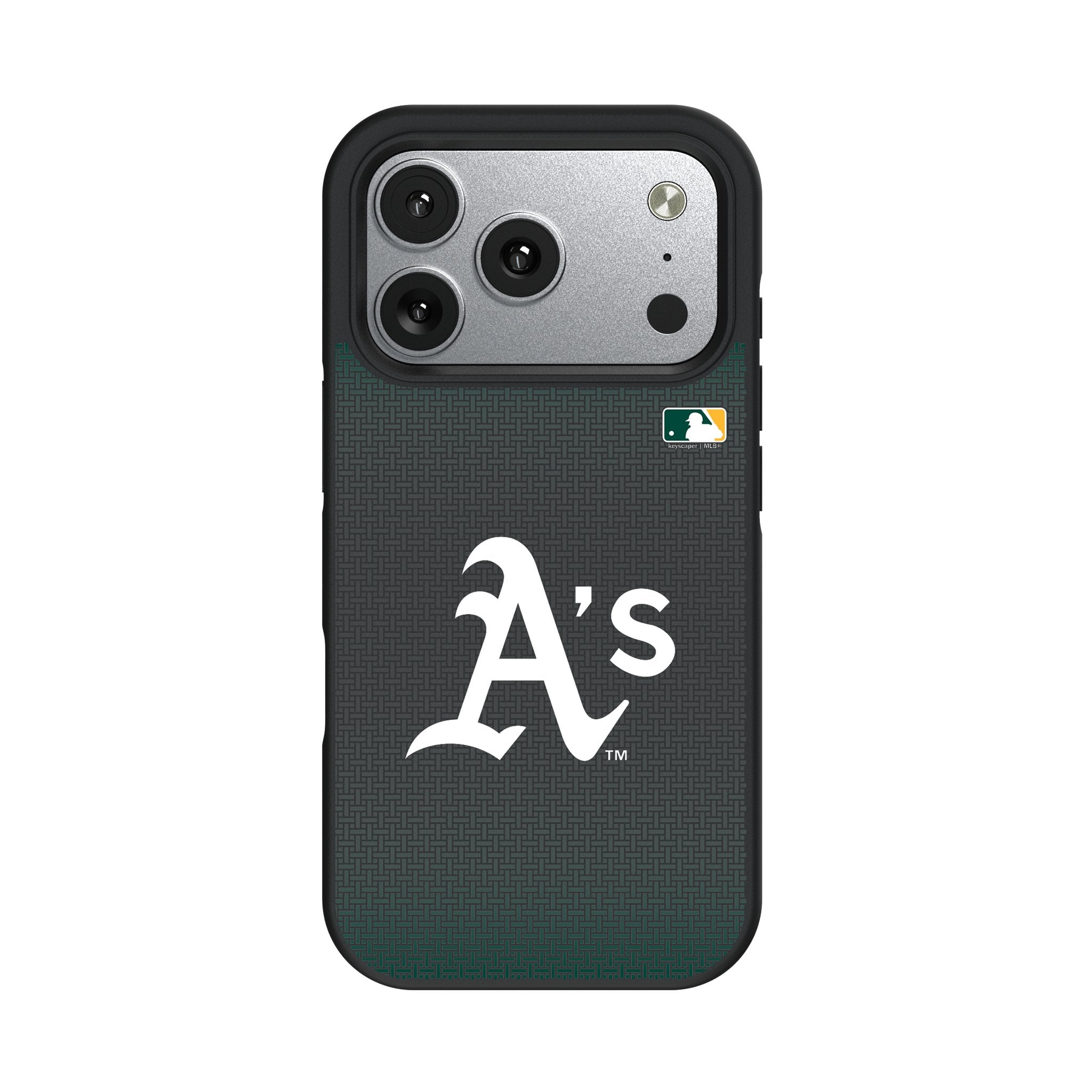 Oakland Athletics Linen Bump Phone Case for Apple iPhone 17 Series 2