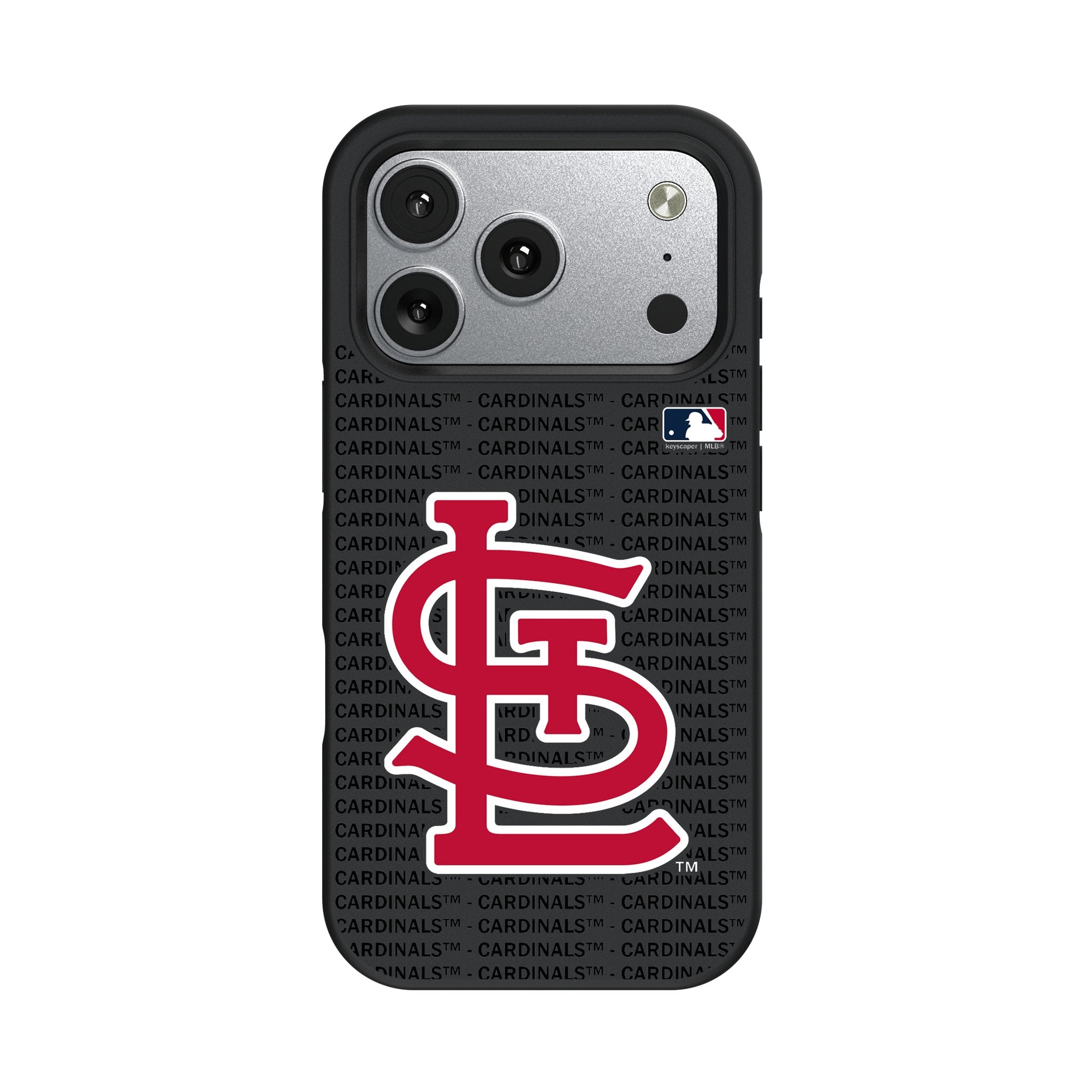St Louis Cardinals Text Backdrop Bump Phone Case for Apple iPhone 17 Series