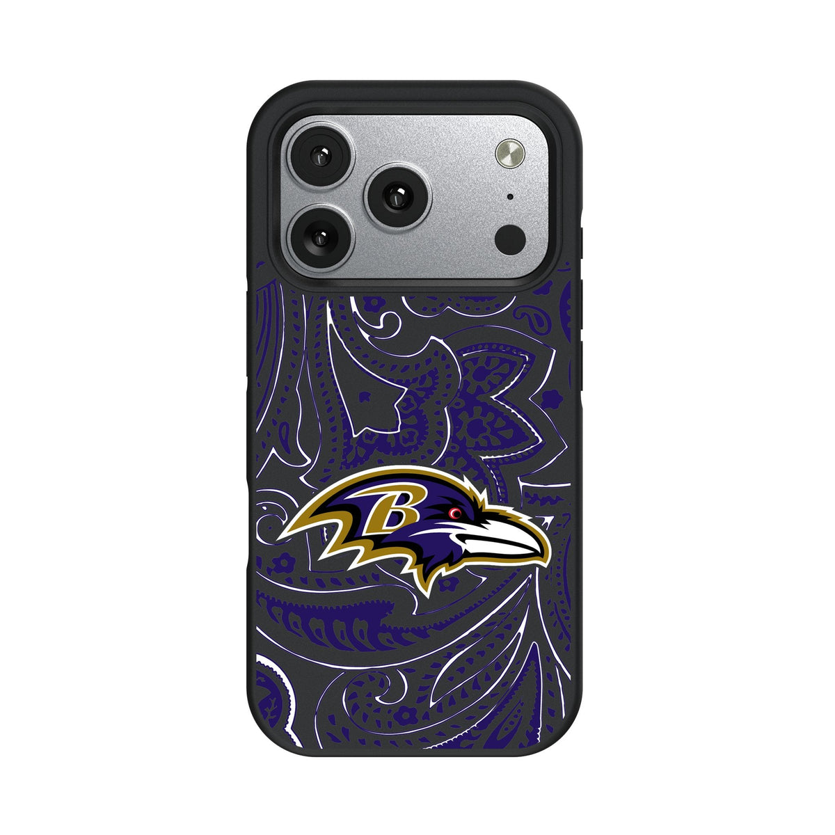 Baltimore Ravens Paisley Bump Phone Case for Apple iPhone 17 Series 2