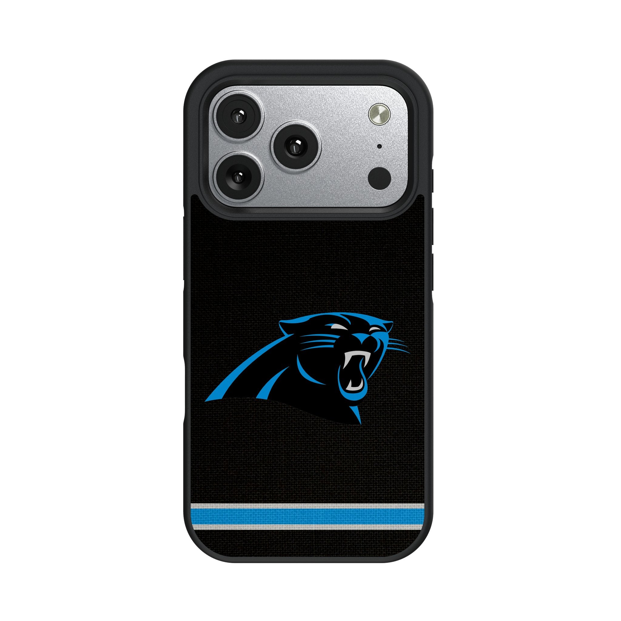 Carolina Panthers Stripe Bump Phone Case for Apple iPhone 17 Series 2