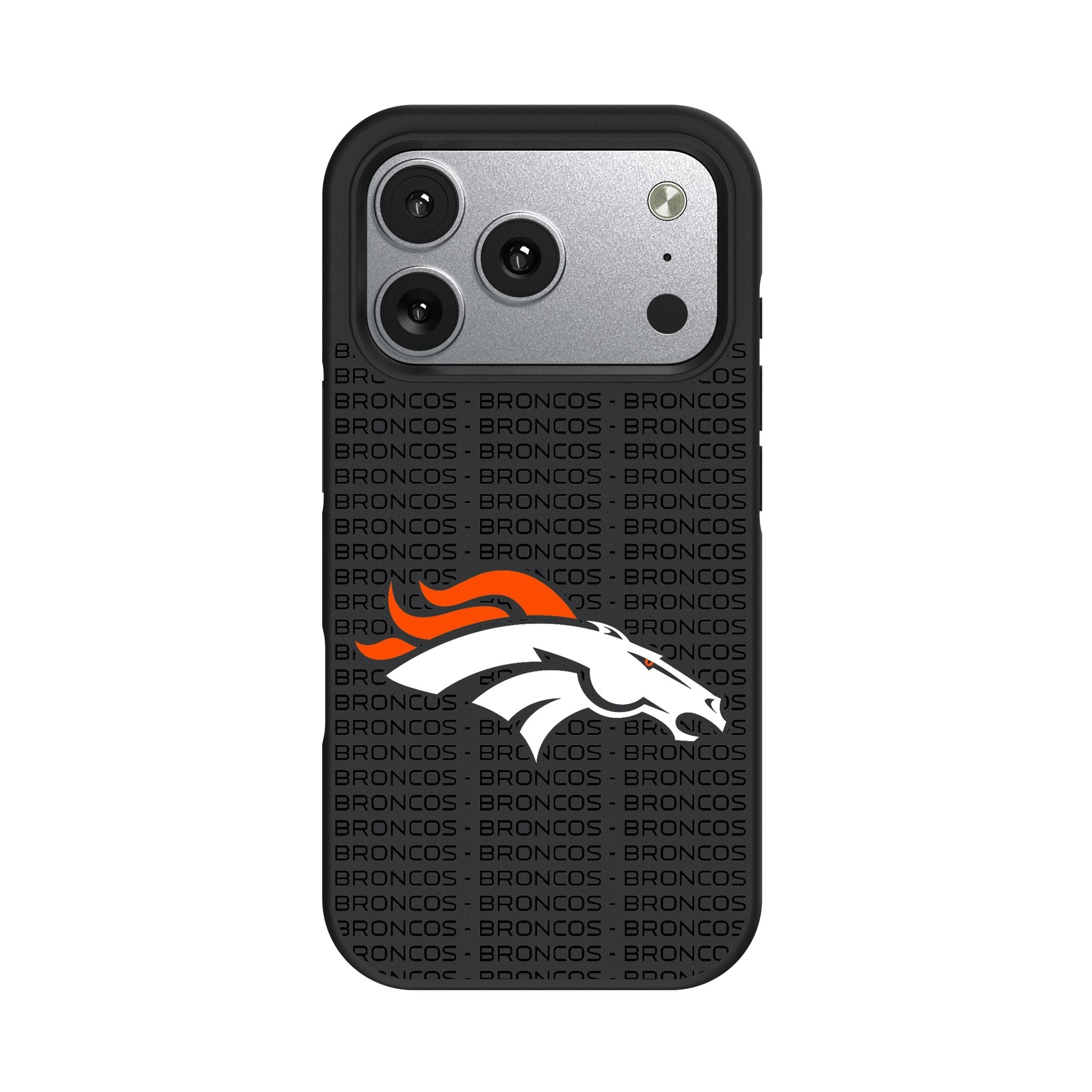 Denver Broncos Text Backdrop Bump Phone Case for Apple iPhone 17 Series 2