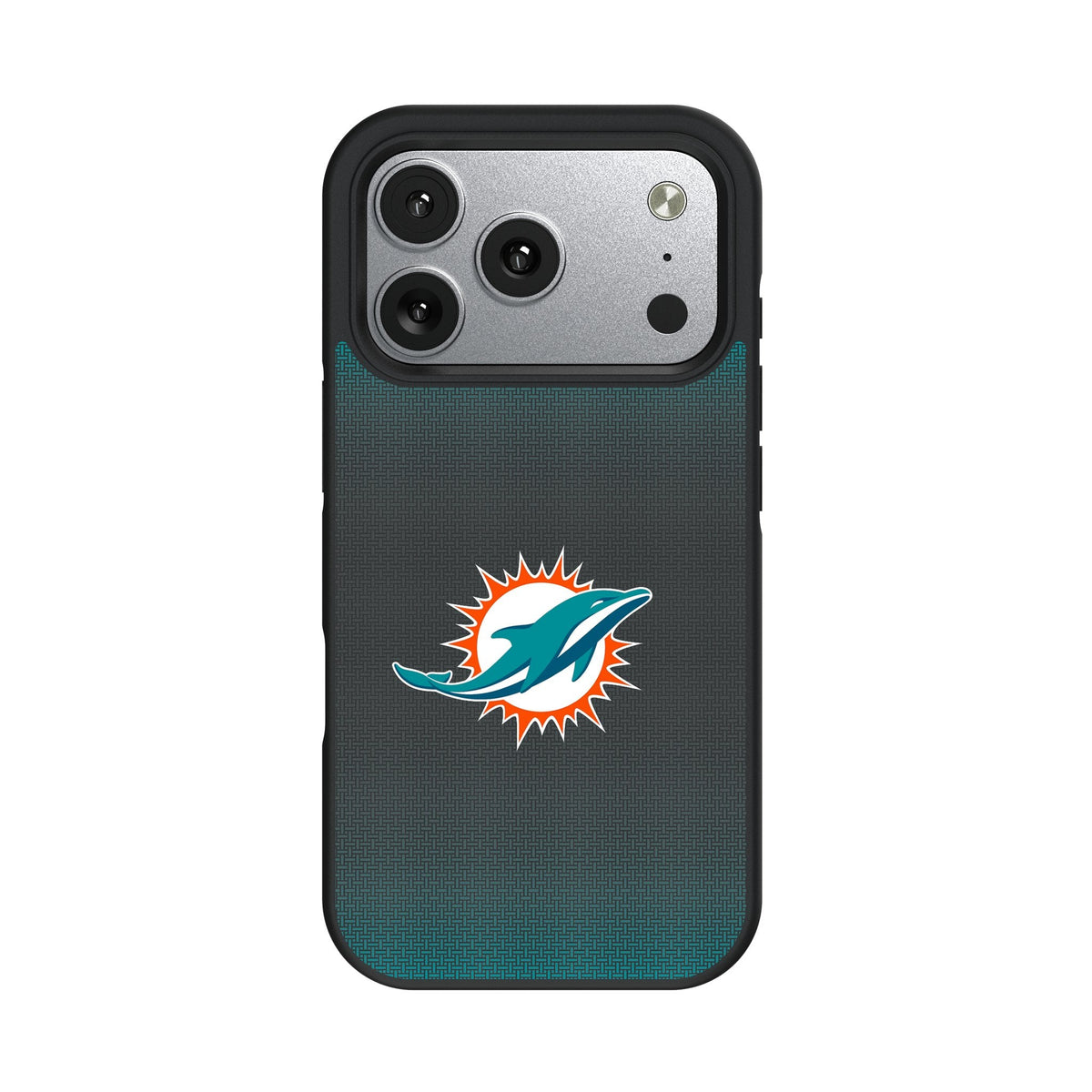 Miami Dolphins Linen Bump Phone Case for Apple iPhone 17 Series 2