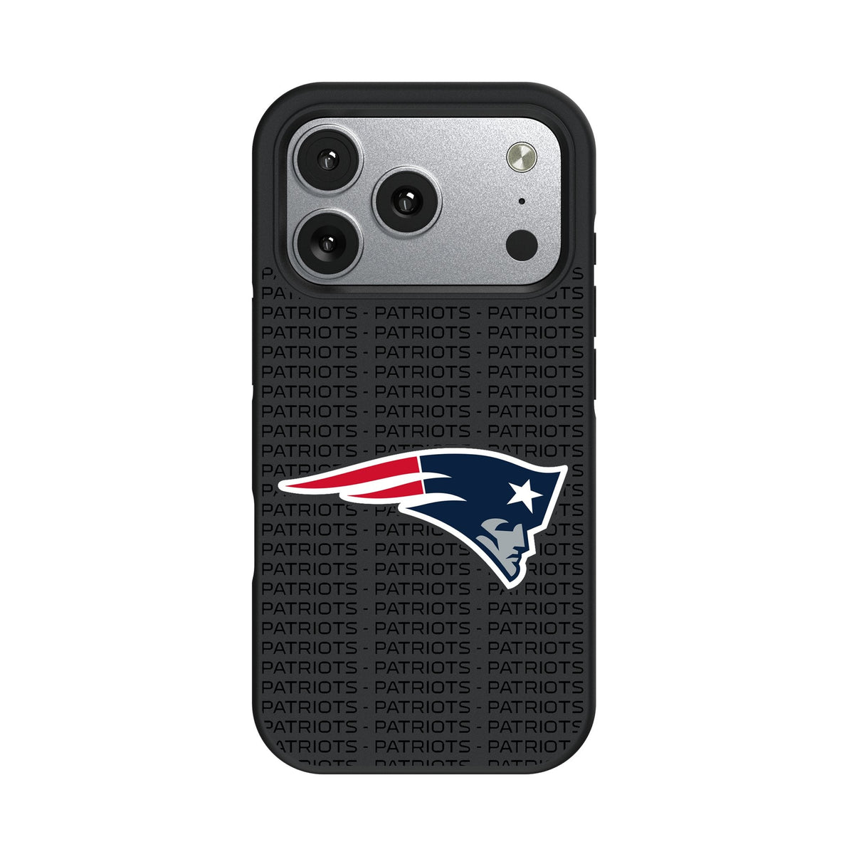 New England Patriots Text Backdrop Bump Phone Case for Apple iPhone 17 Series 2