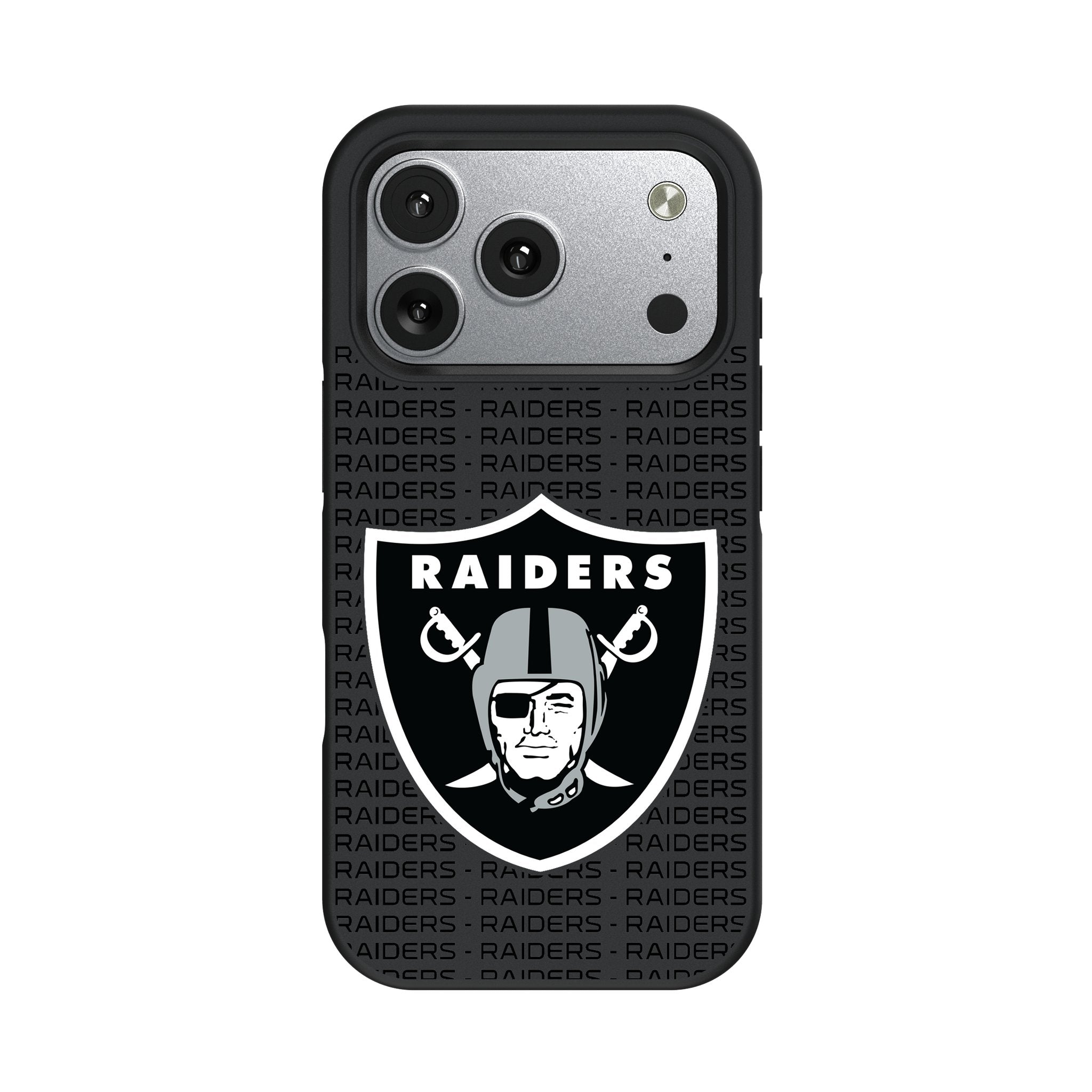 Las Vegas Raiders Text Backdrop Bump Phone Case for Apple iPhone 17 Series 2