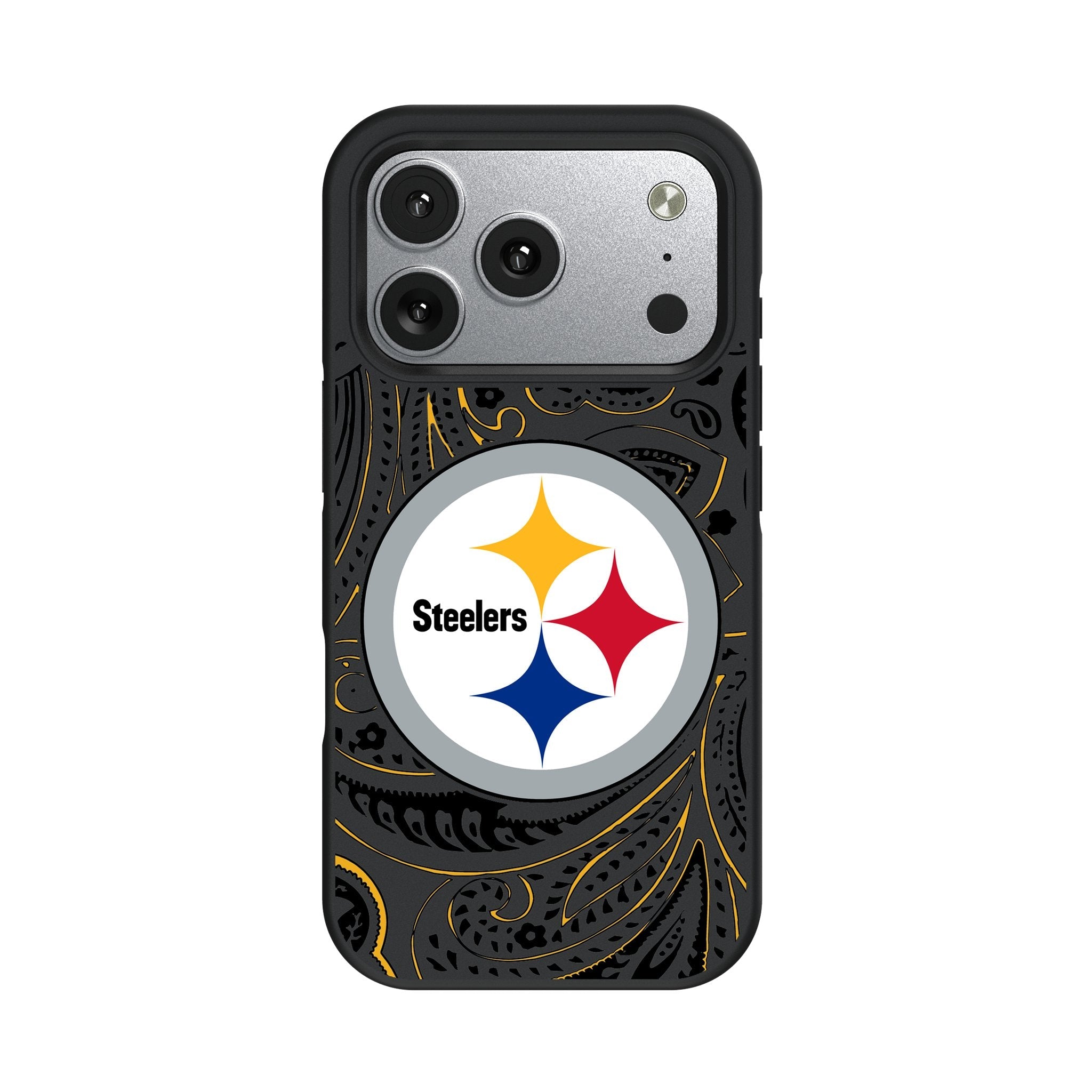 Pittsburgh Steelers Paisley Bump Phone Case for Apple iPhone 17 Series