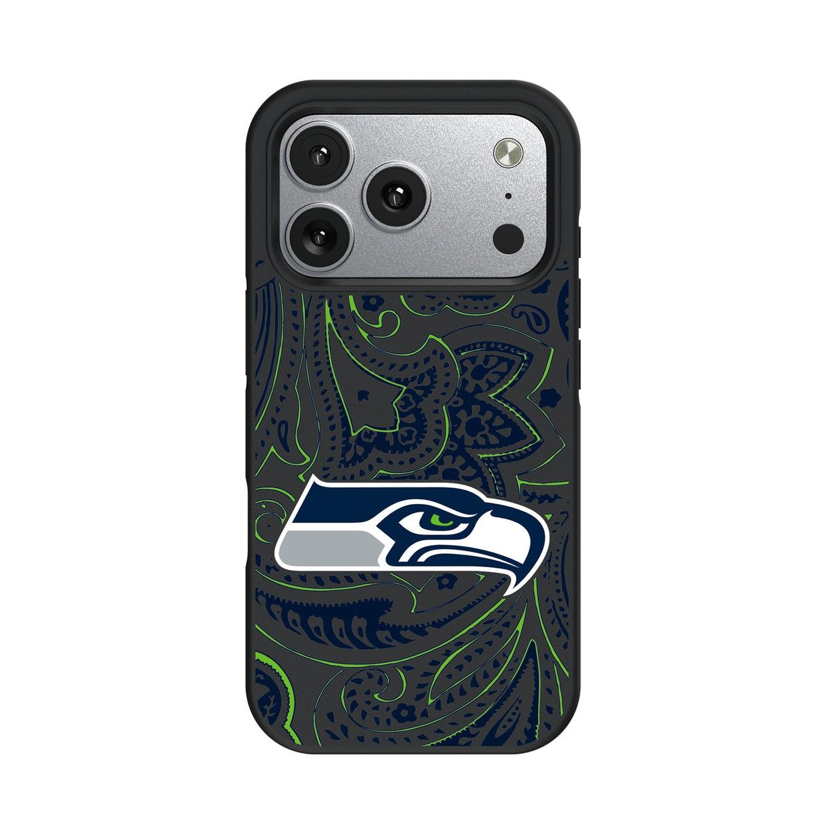 Seattle Seahawks Paisley Bump Phone Case for Apple iPhone 17 Series