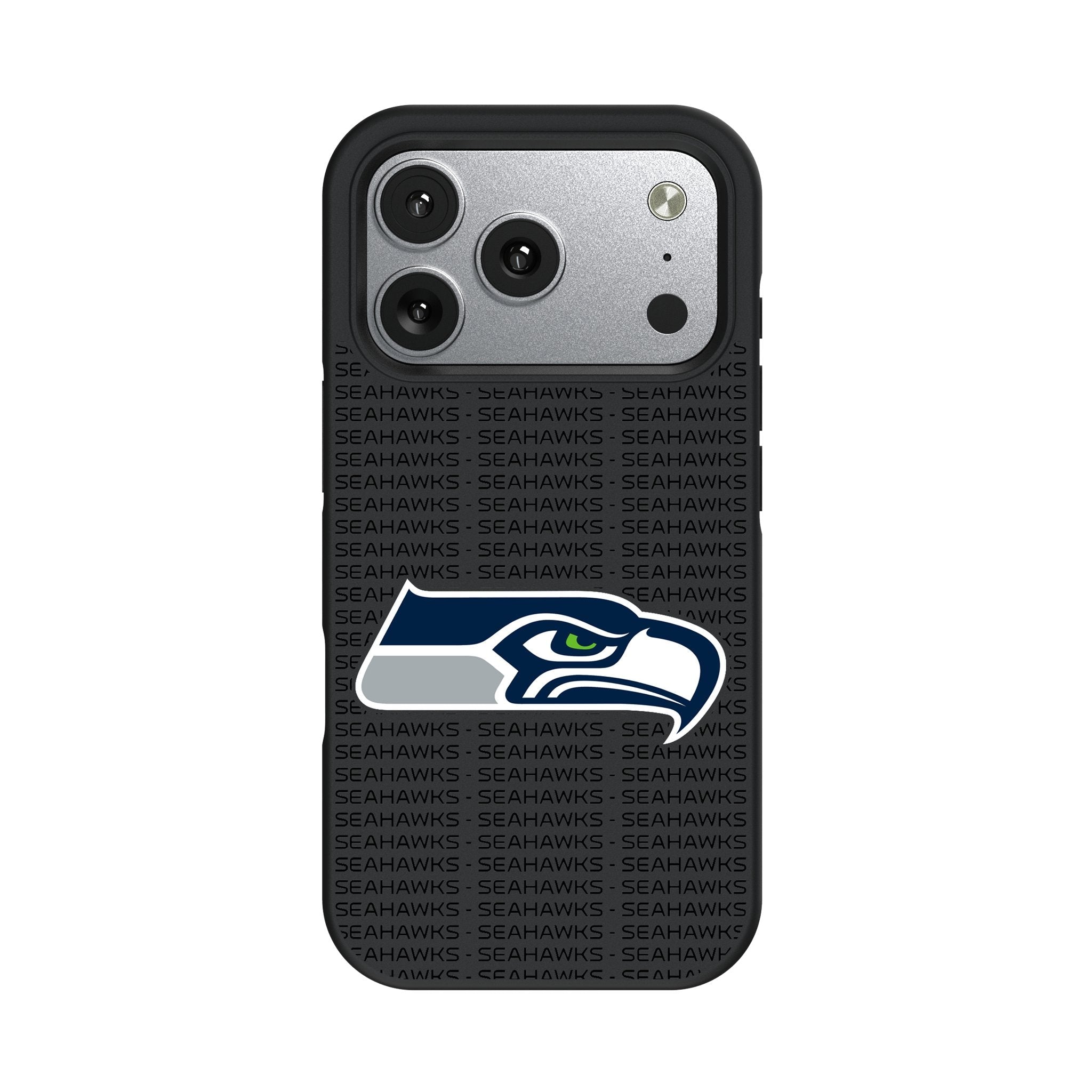 Seattle Seahawks Text Backdrop Bump Phone Case for Apple iPhone 17 Series