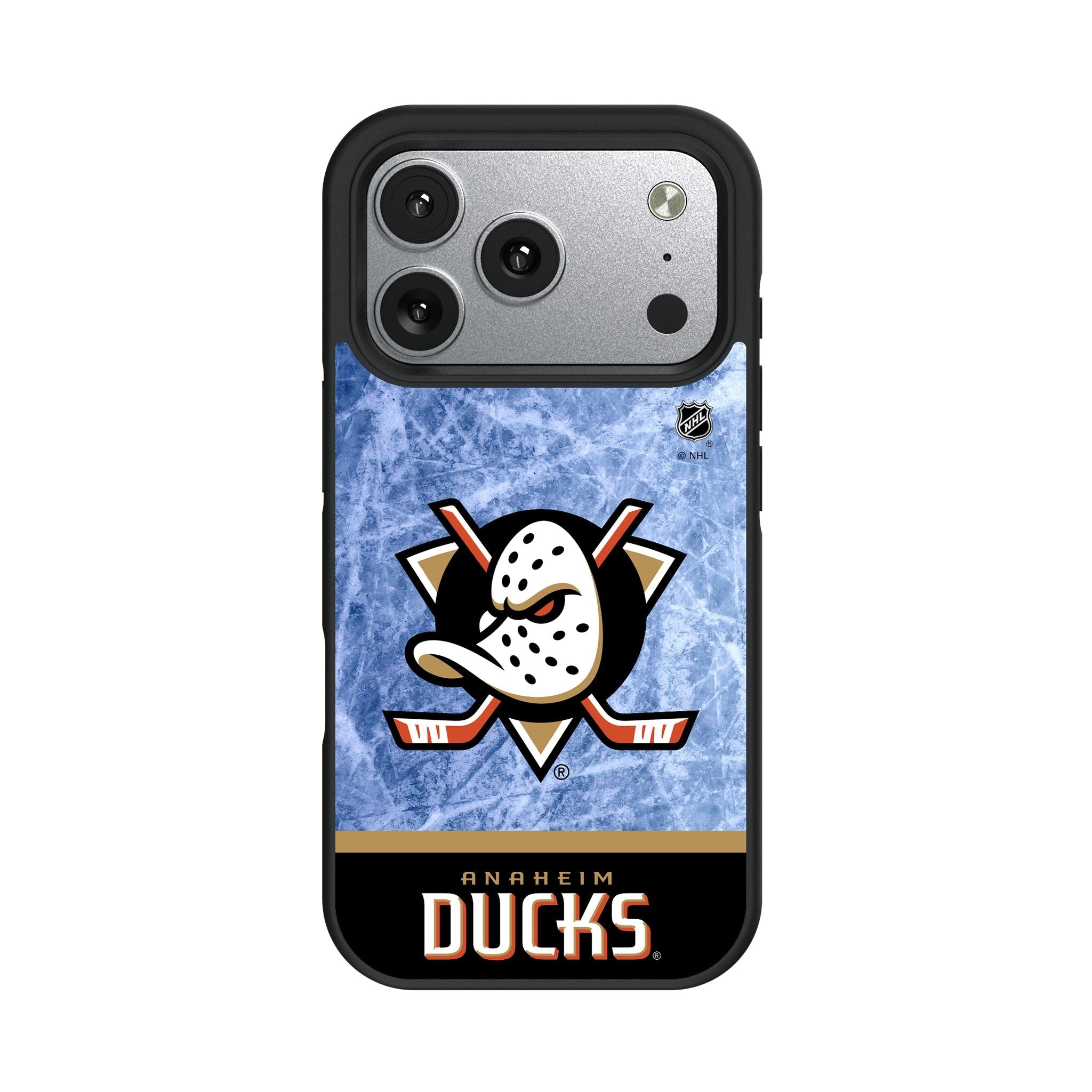 Anaheim Ducks Ice Wordmark Bump Phone Case for Apple iPhone 17 Series