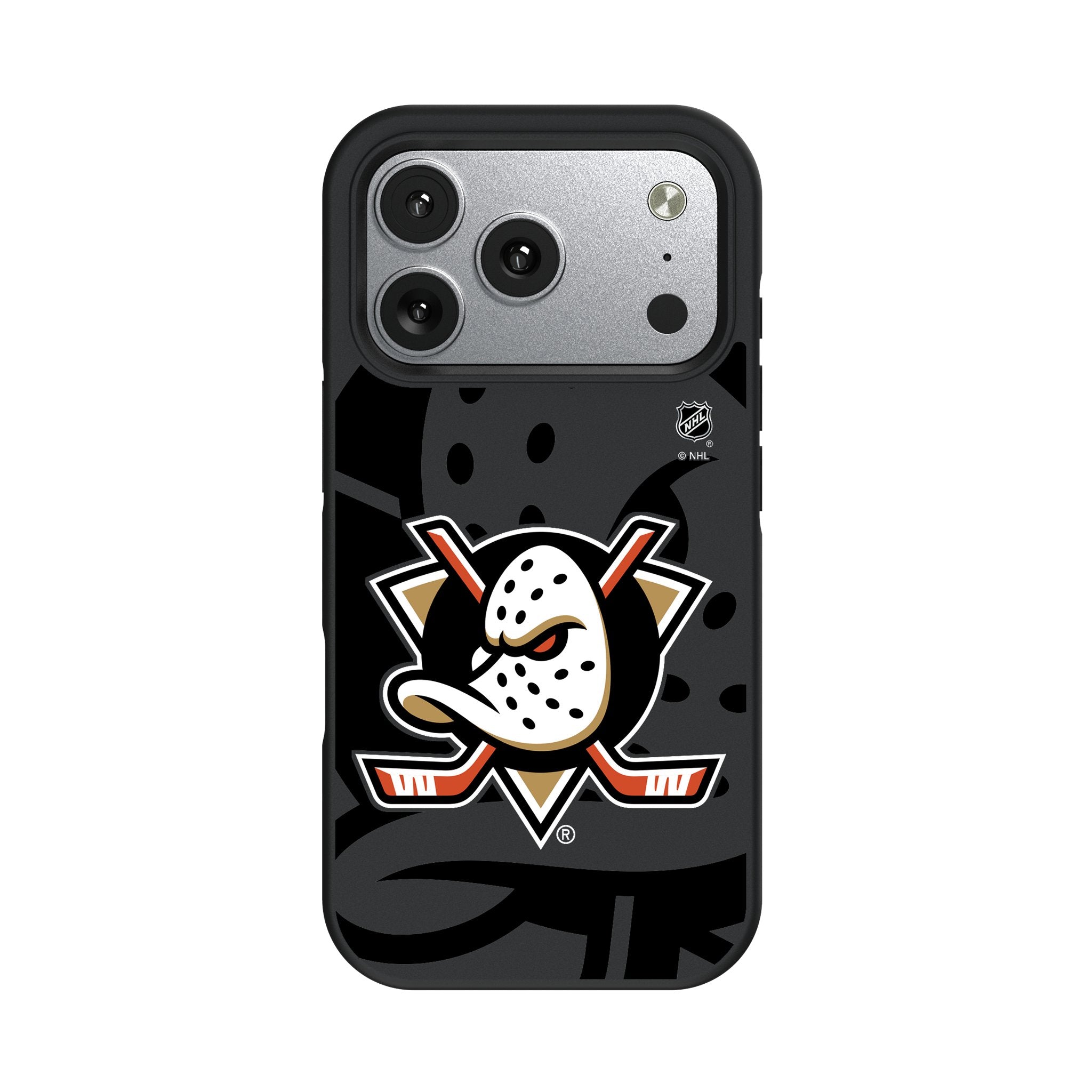 Anaheim Ducks Monocolor Tilt Bump Phone Case for Apple iPhone 17 Series