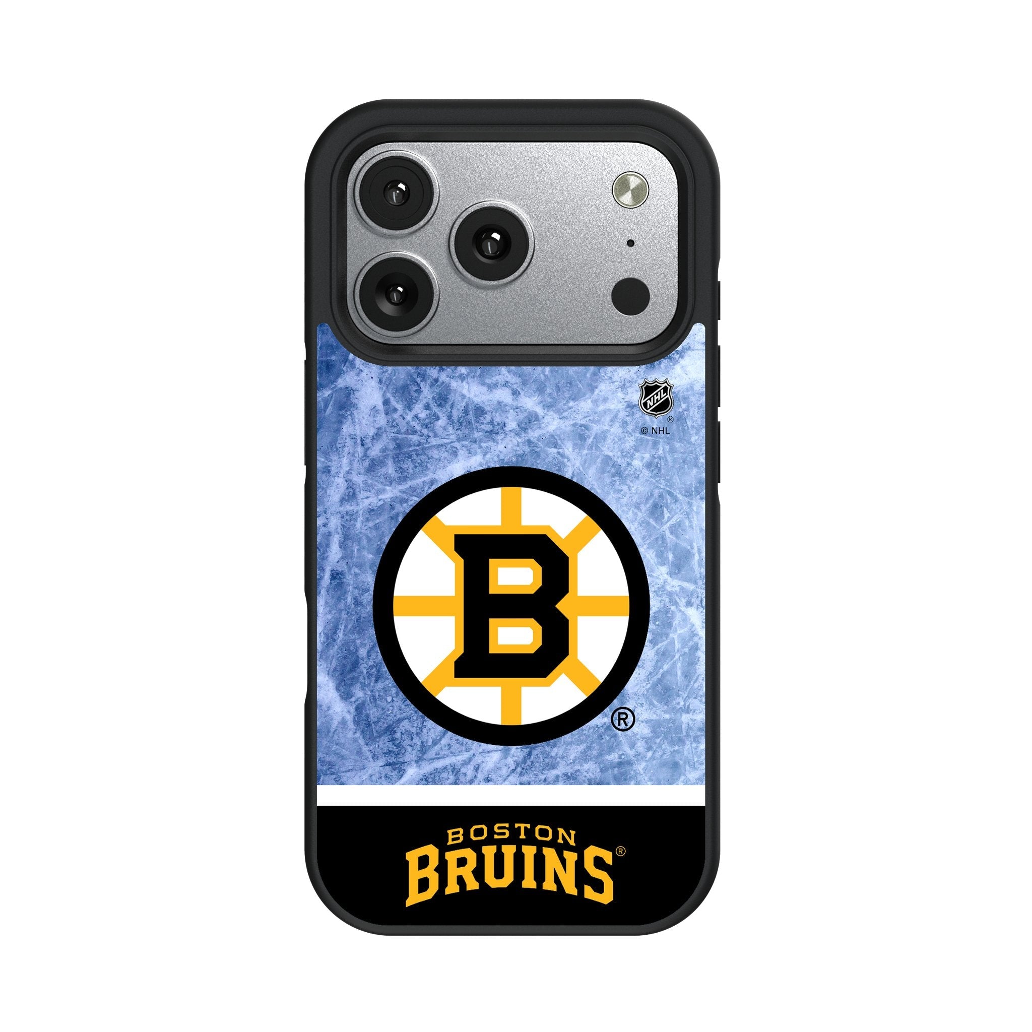 Boston Bruins Ice Wordmark Bump Phone Case for Apple iPhone 17 Series