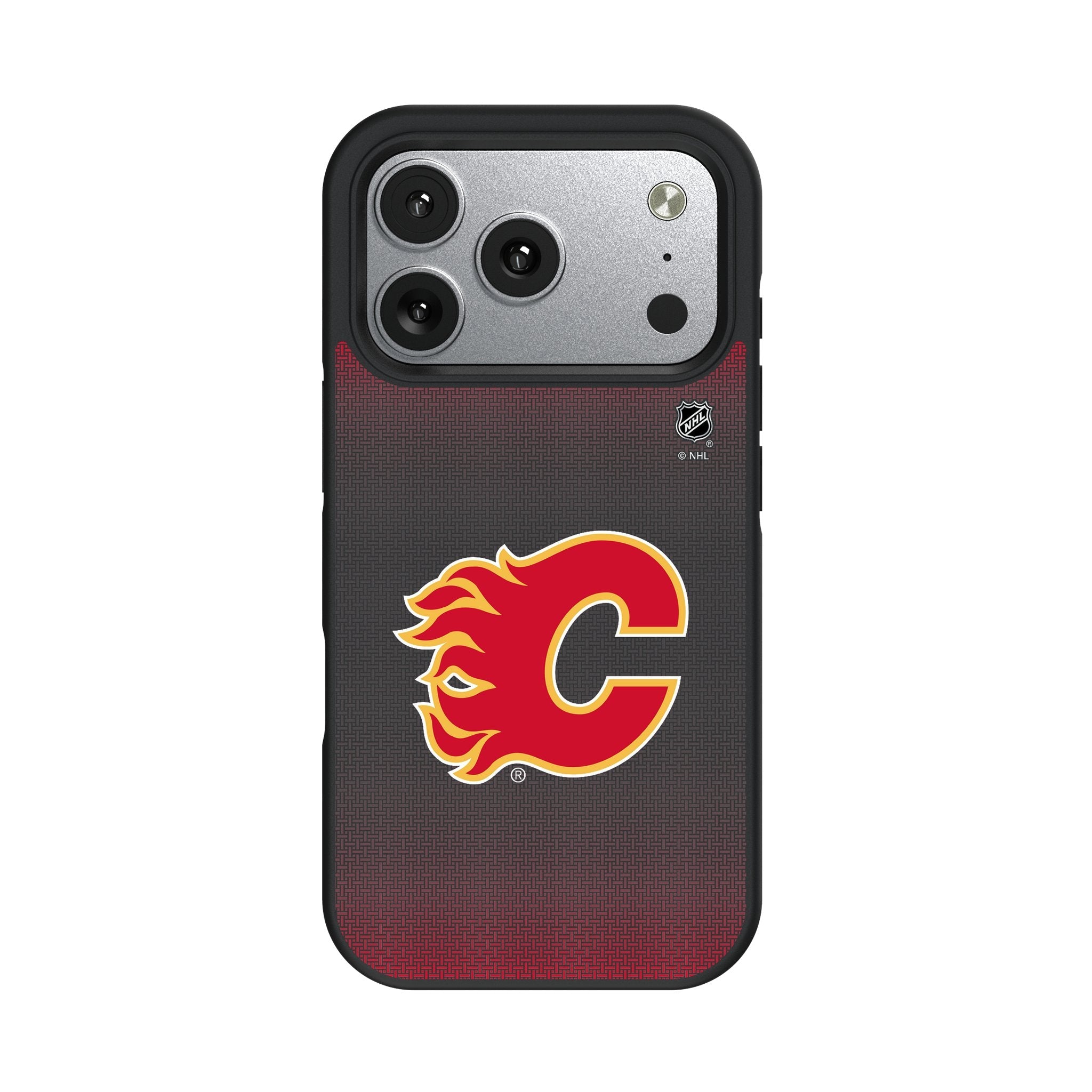 Calgary Flames Linen Bump Phone Case for Apple iPhone 17 Series