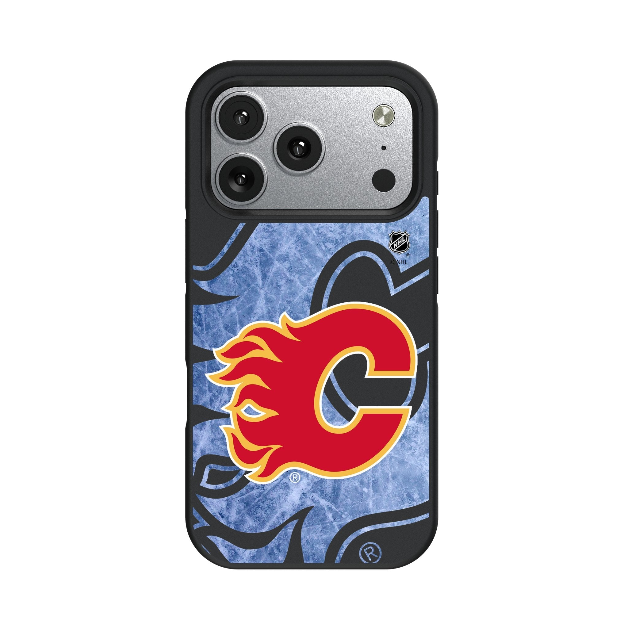Calgary Flames Ice Tilt Bump Phone Case for Apple iPhone 17 Series