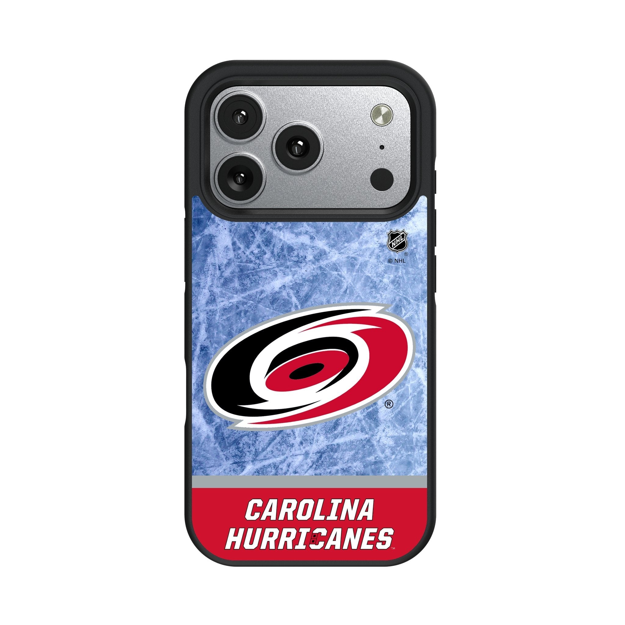 Carolina Hurricanes Ice Wordmark Bump Phone Case for Apple iPhone 17 Series