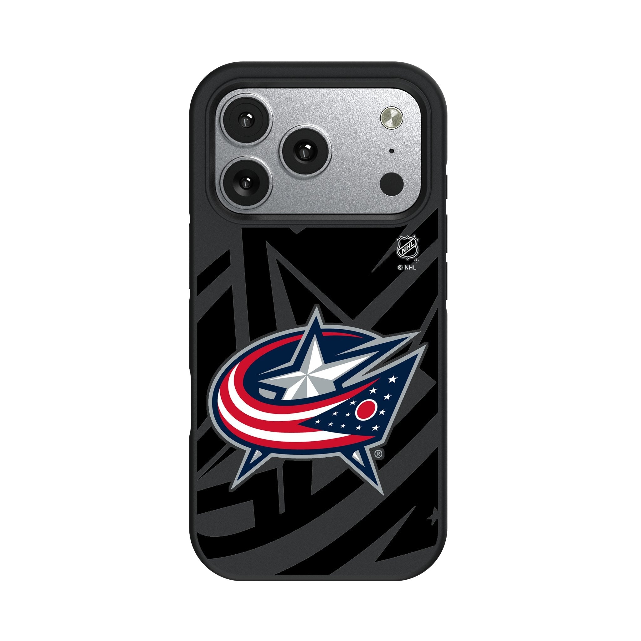 Columbus Blue Jackets Monocolor Tilt Bump Phone Case for Apple iPhone 17 Series
