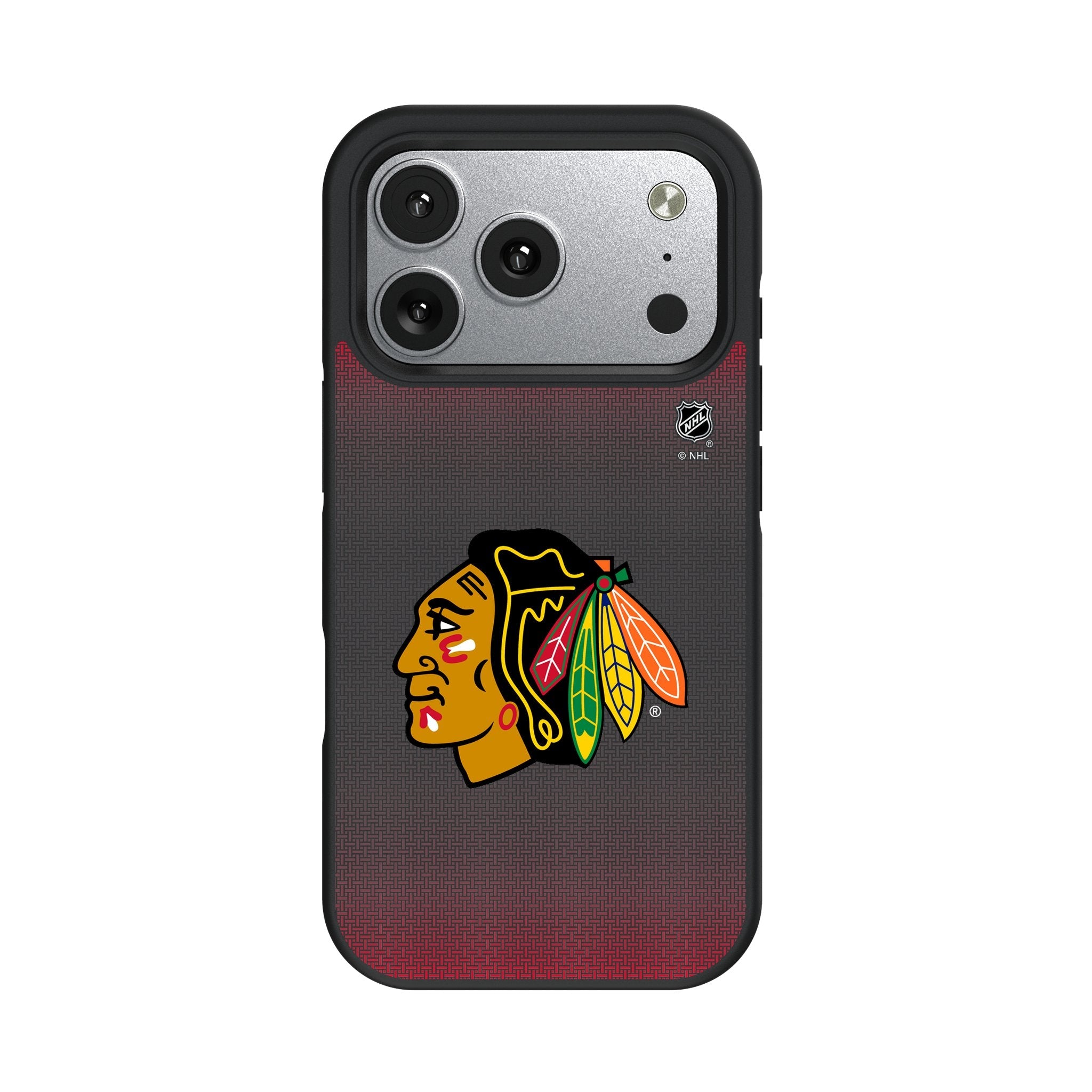 Chicago Blackhawks Linen Bump Phone Case for Apple iPhone 17 Series