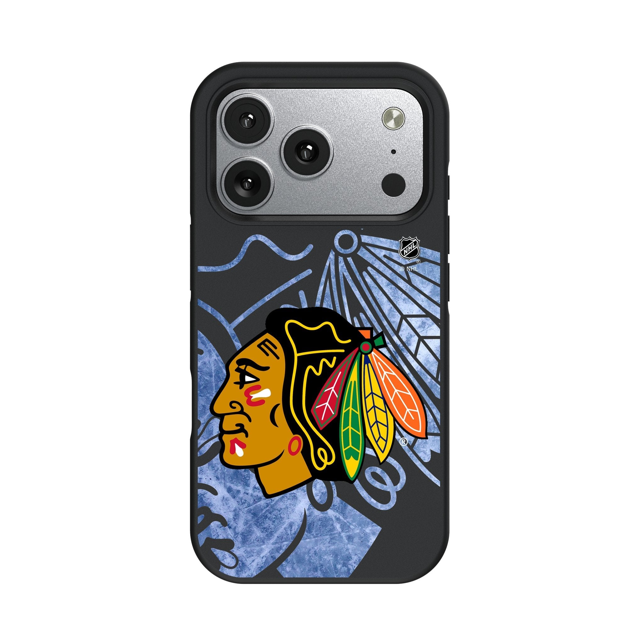 Chicago Blackhawks Ice Tilt Bump Phone Case for Apple iPhone 17 Series
