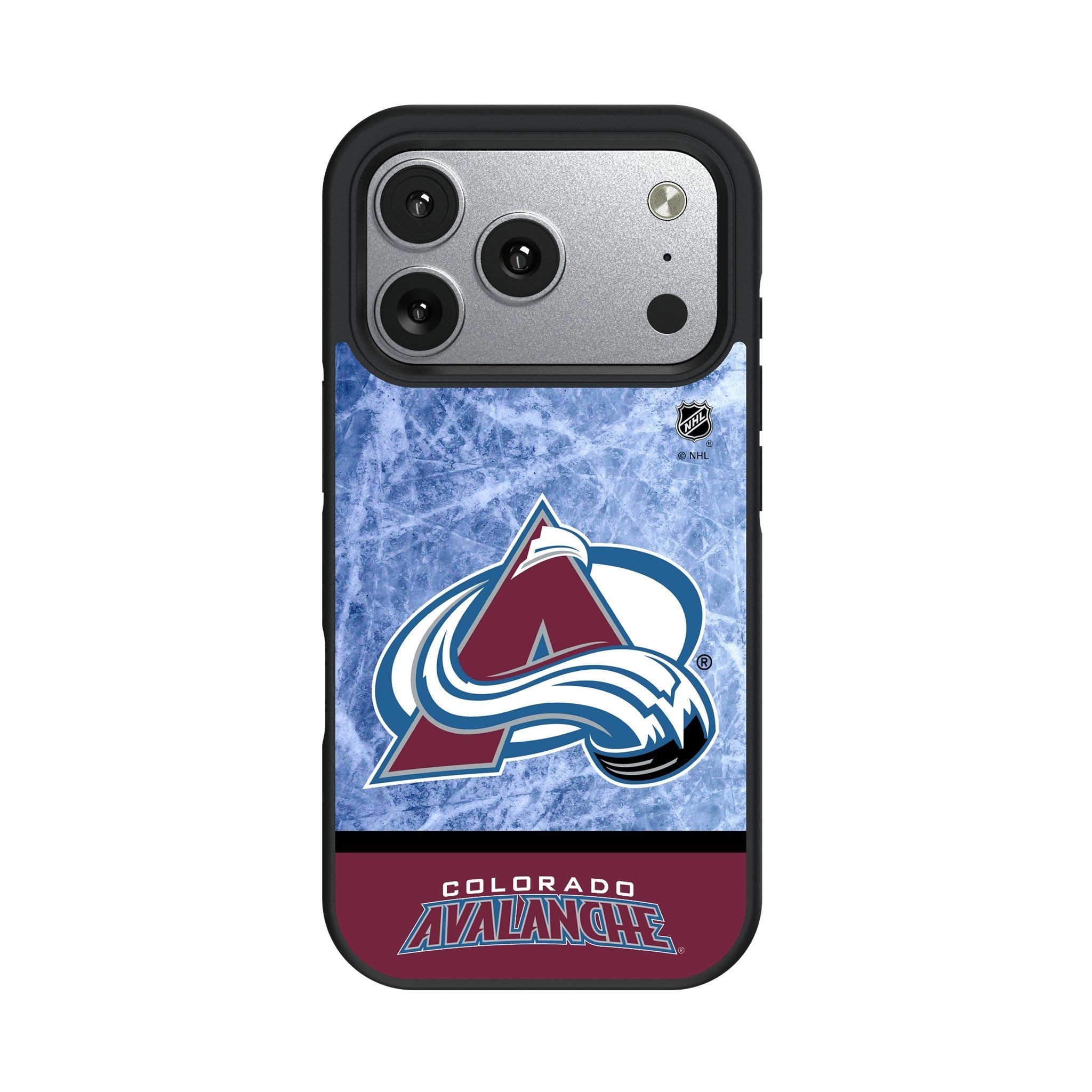 Colorado Avalanche Ice Wordmark Bump Phone Case for Apple iPhone 17 Series