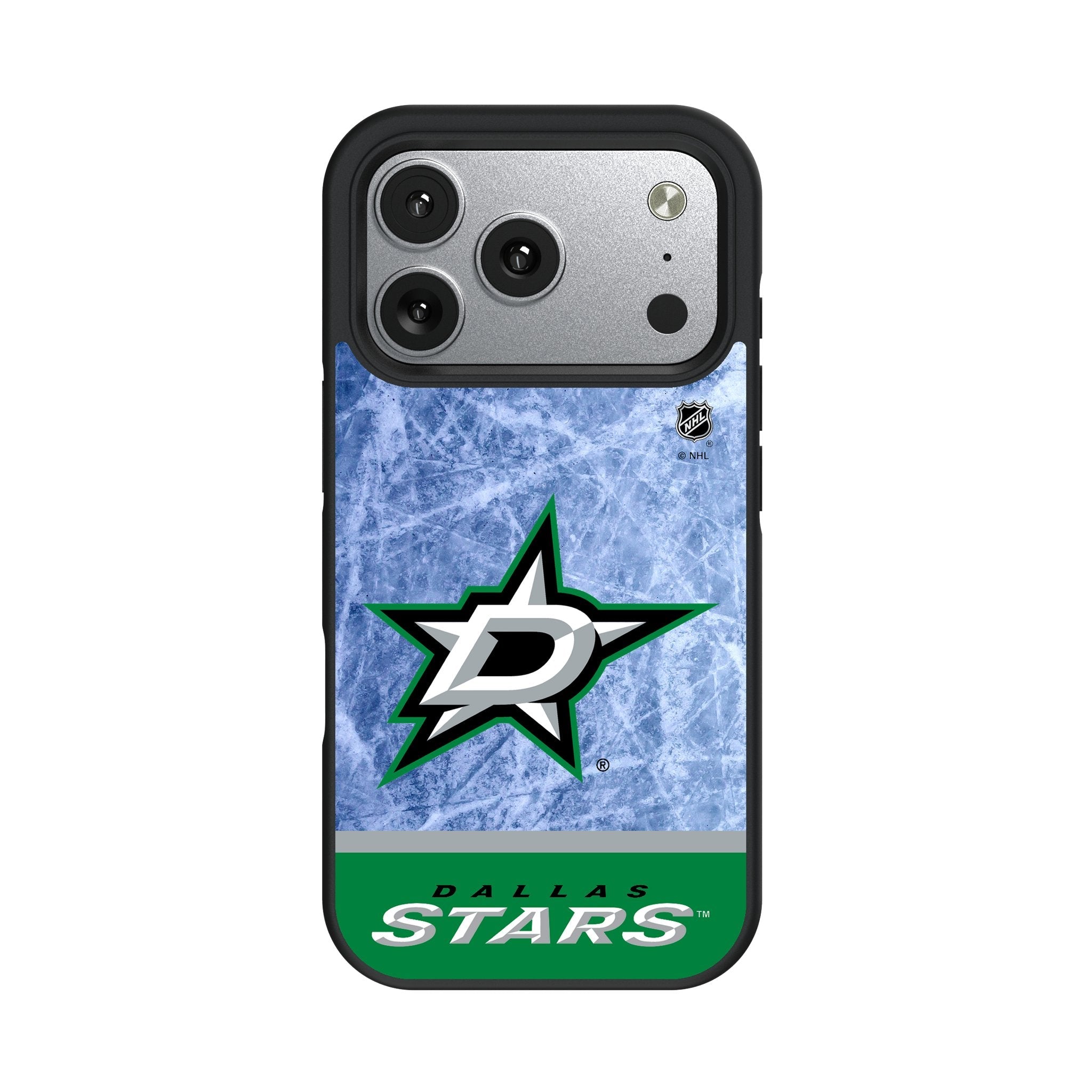 Dallas Stars Ice Wordmark Bump Phone Case for Apple iPhone 17 Series
