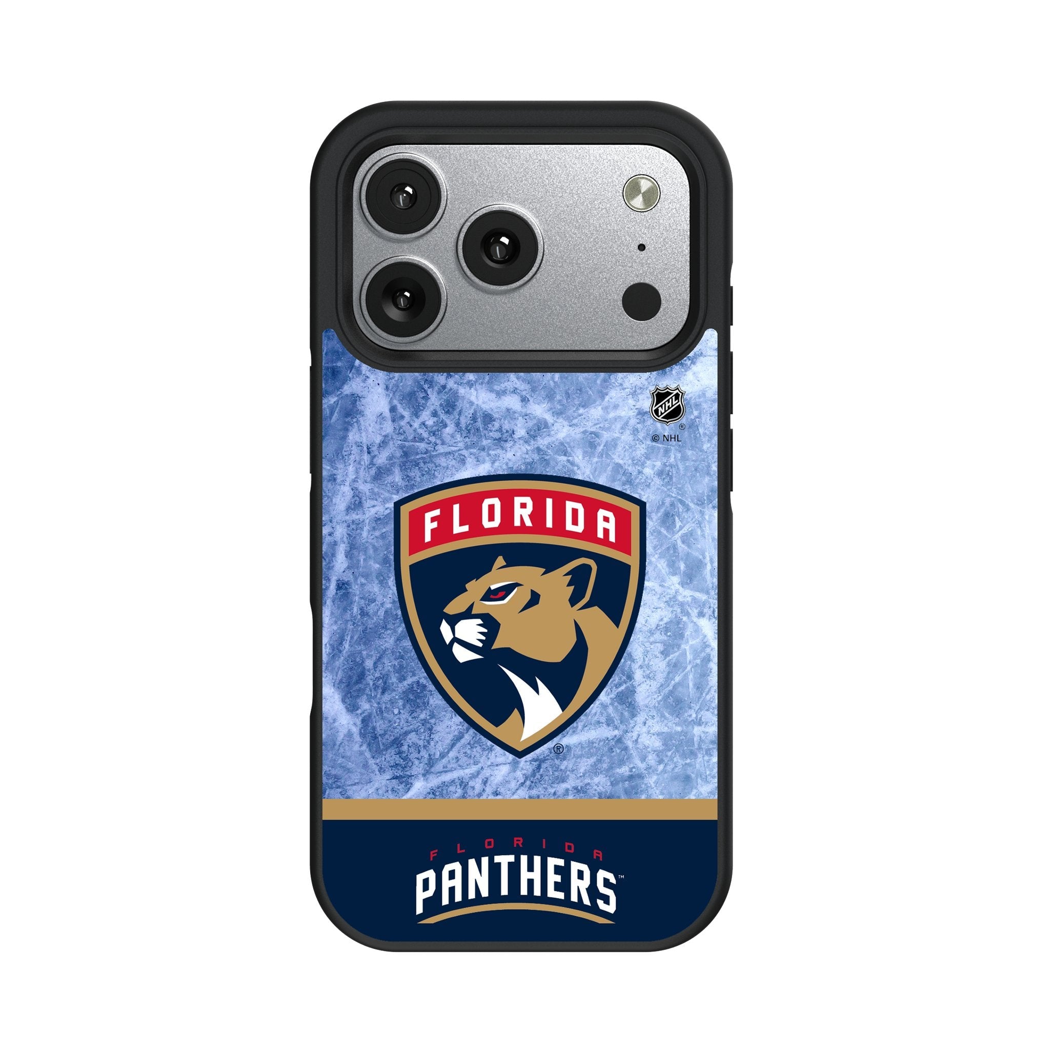 Florida Panthers Ice Wordmark Bump Phone Case for Apple iPhone 17 Series
