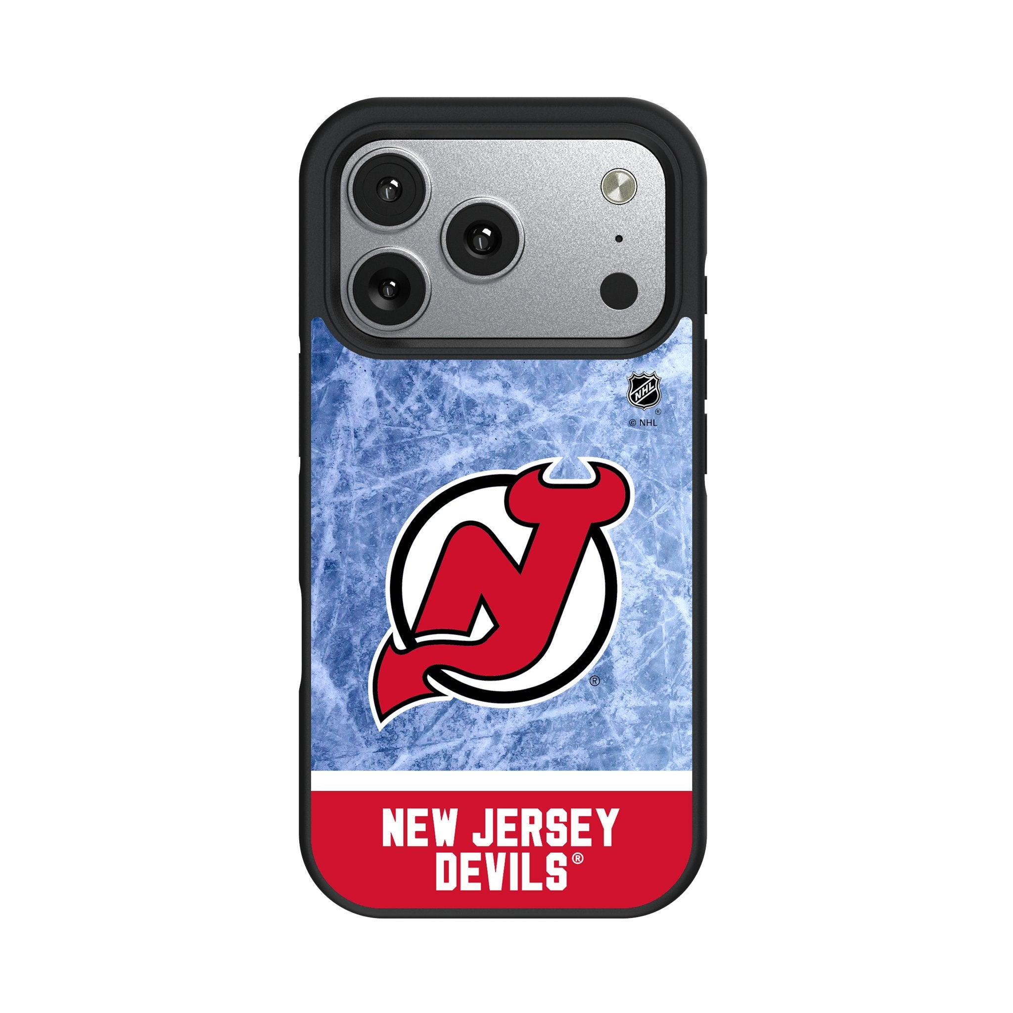 New Jersey Devils Ice Wordmark Bump Phone Case for Apple iPhone 17 Series