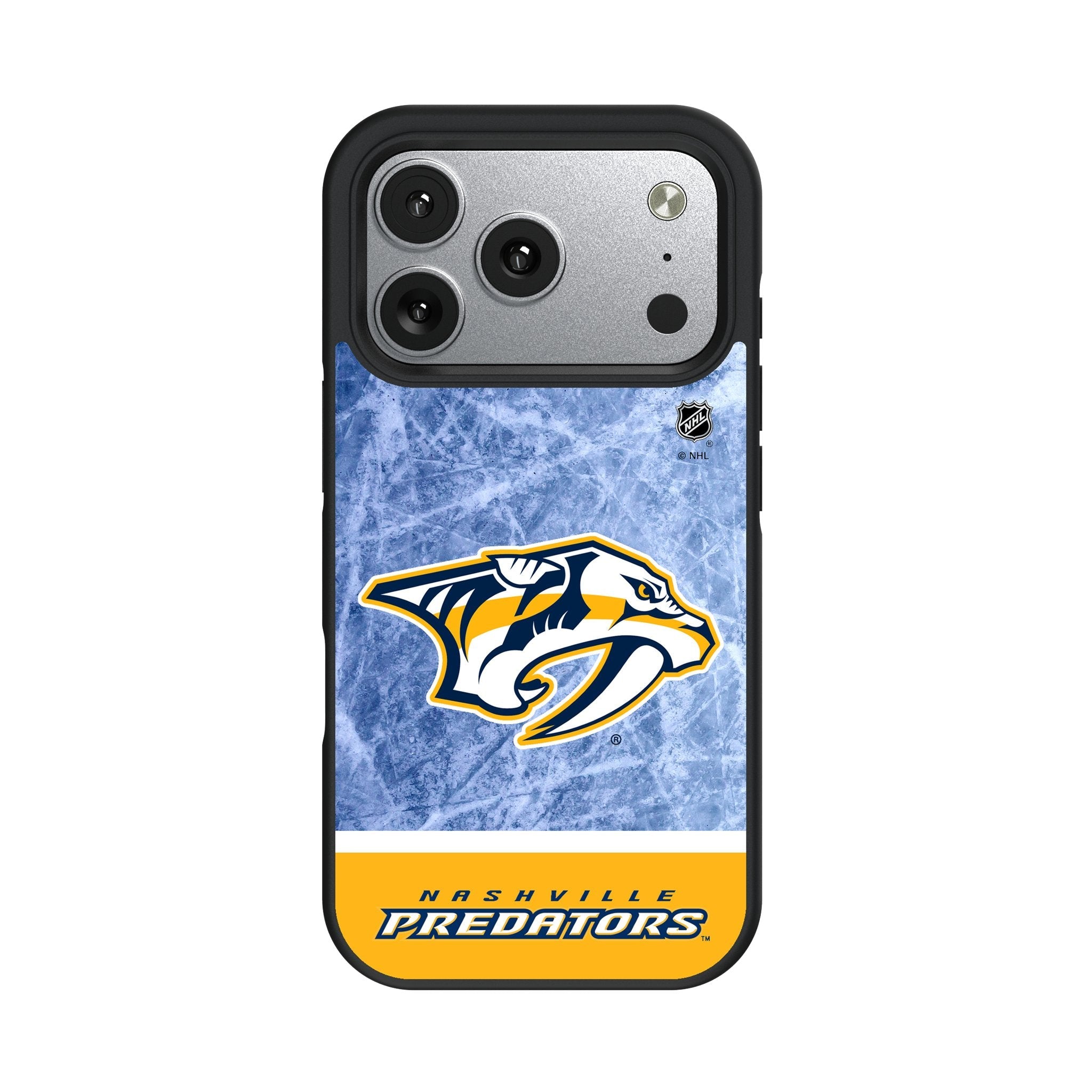 Nashville Predators Ice Wordmark Bump Phone Case for Apple iPhone 17 Series