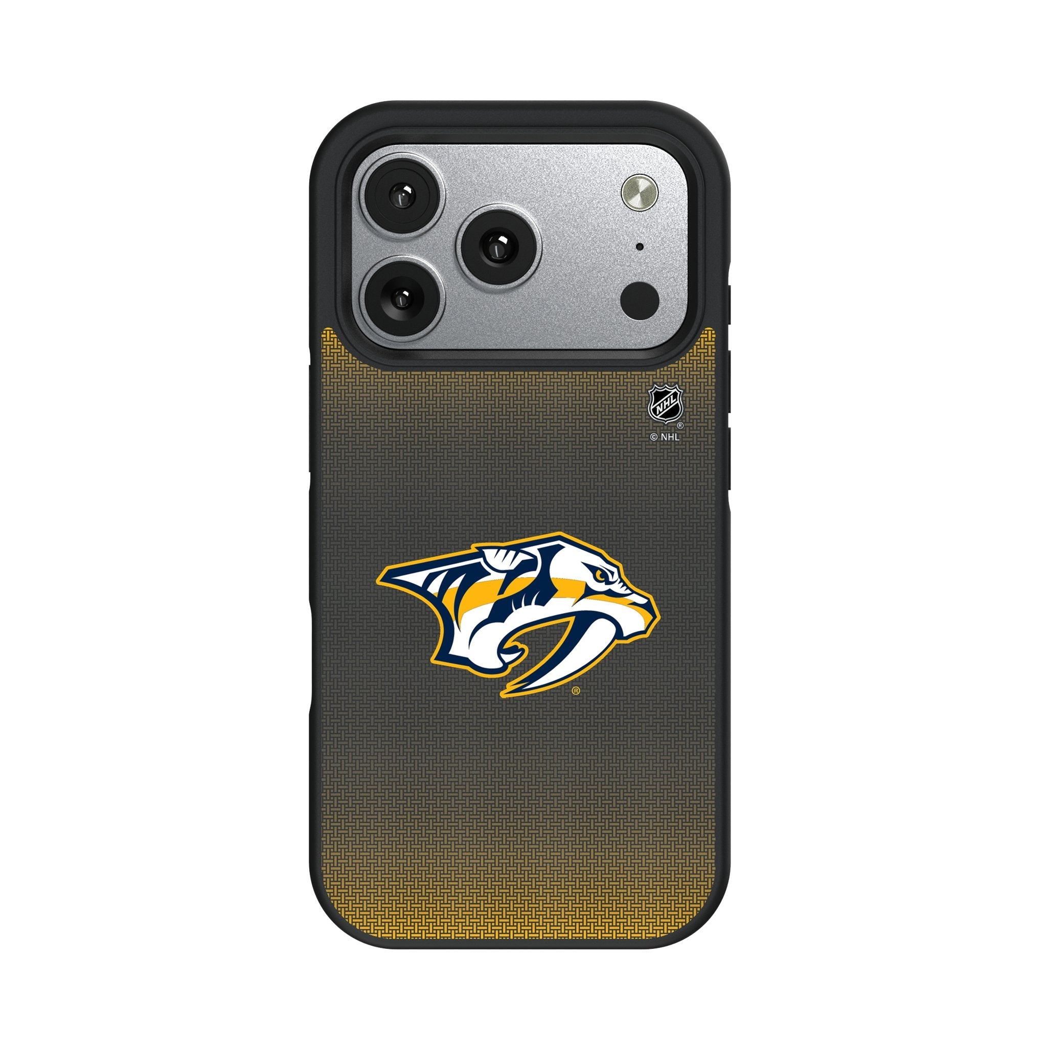 Nashville Predators Linen Bump Phone Case for Apple iPhone 17 Series