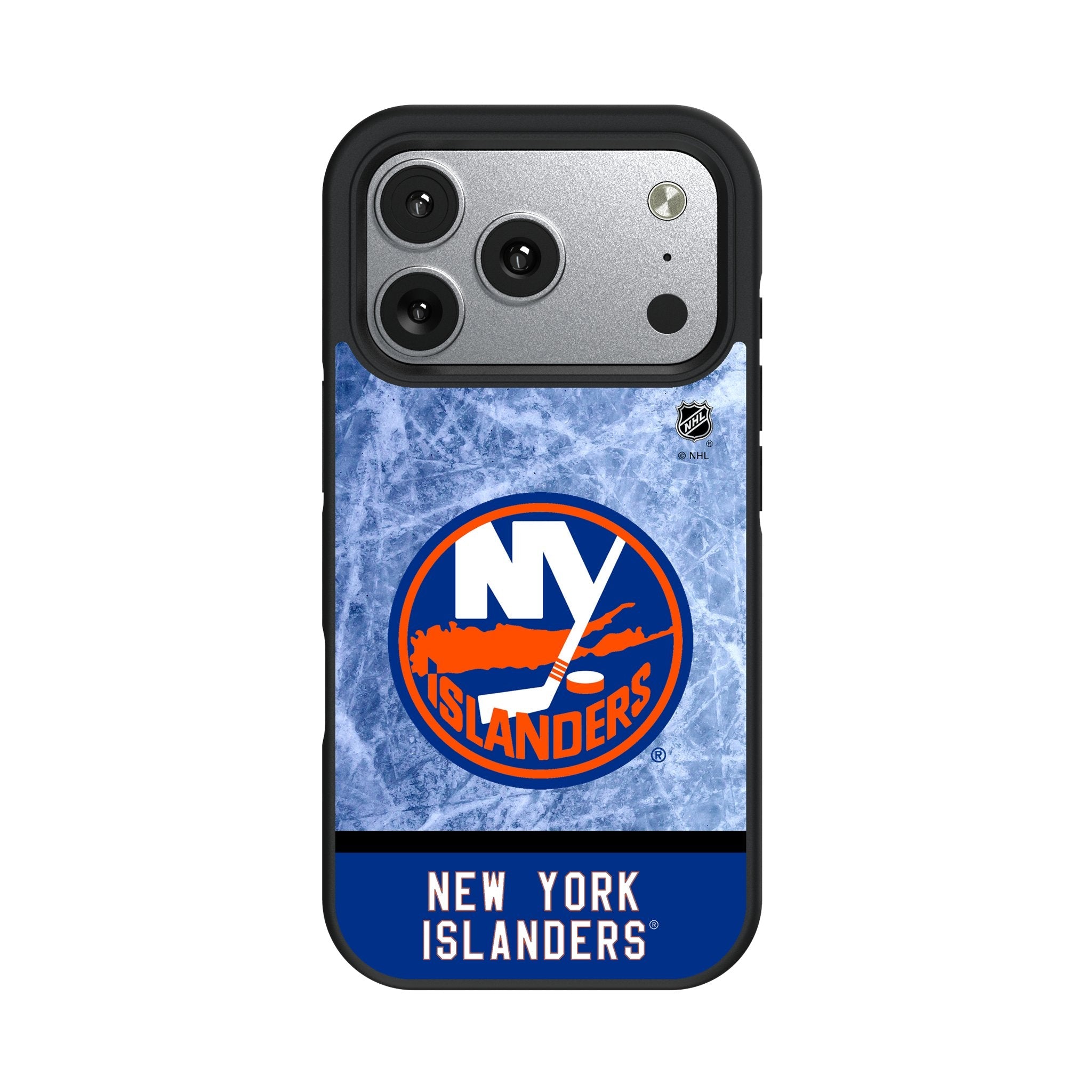 New York Islanders Ice Wordmark Bump Phone Case for Apple iPhone 17 Series
