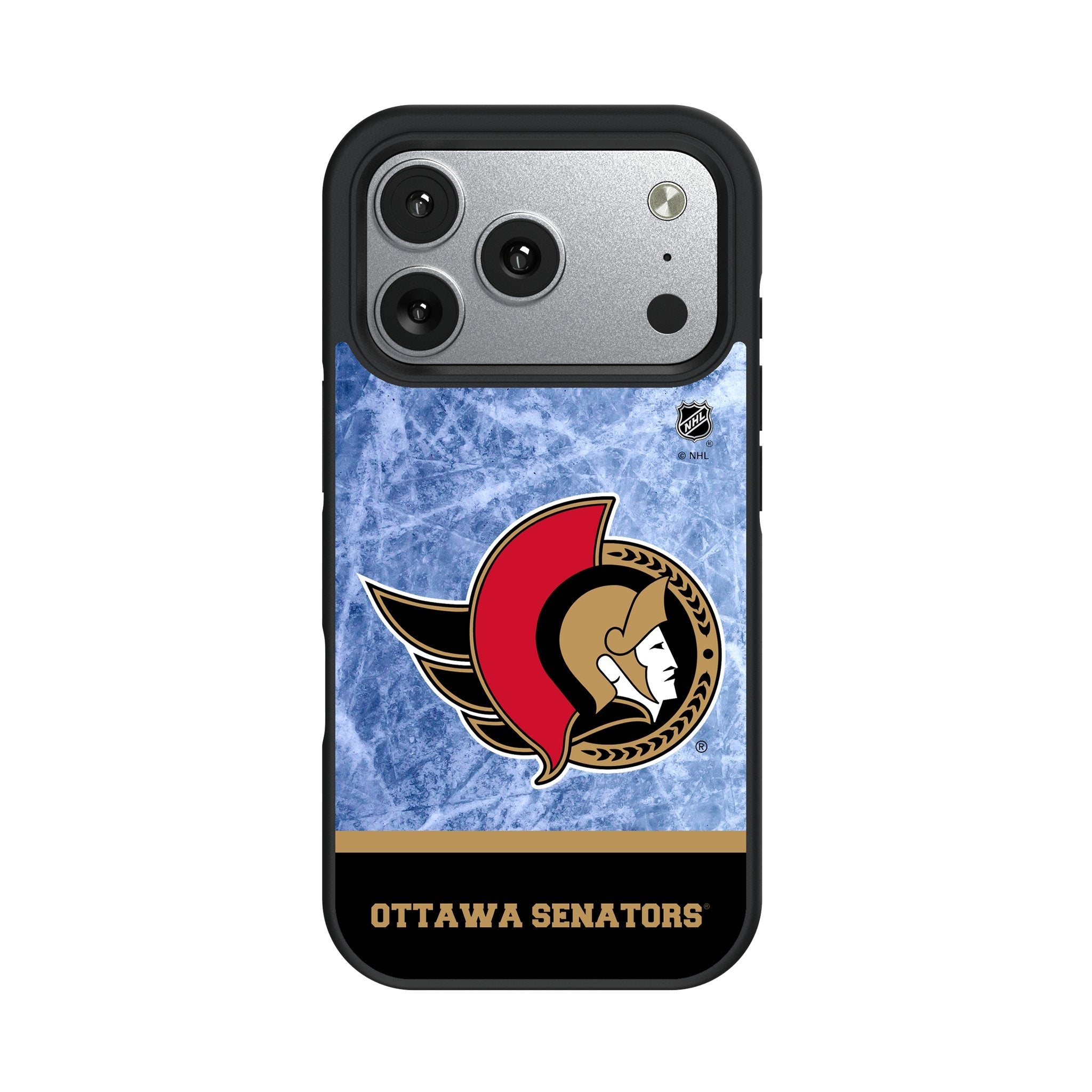 Ottawa Senators Ice Wordmark Bump Phone Case for Apple iPhone 17 Series