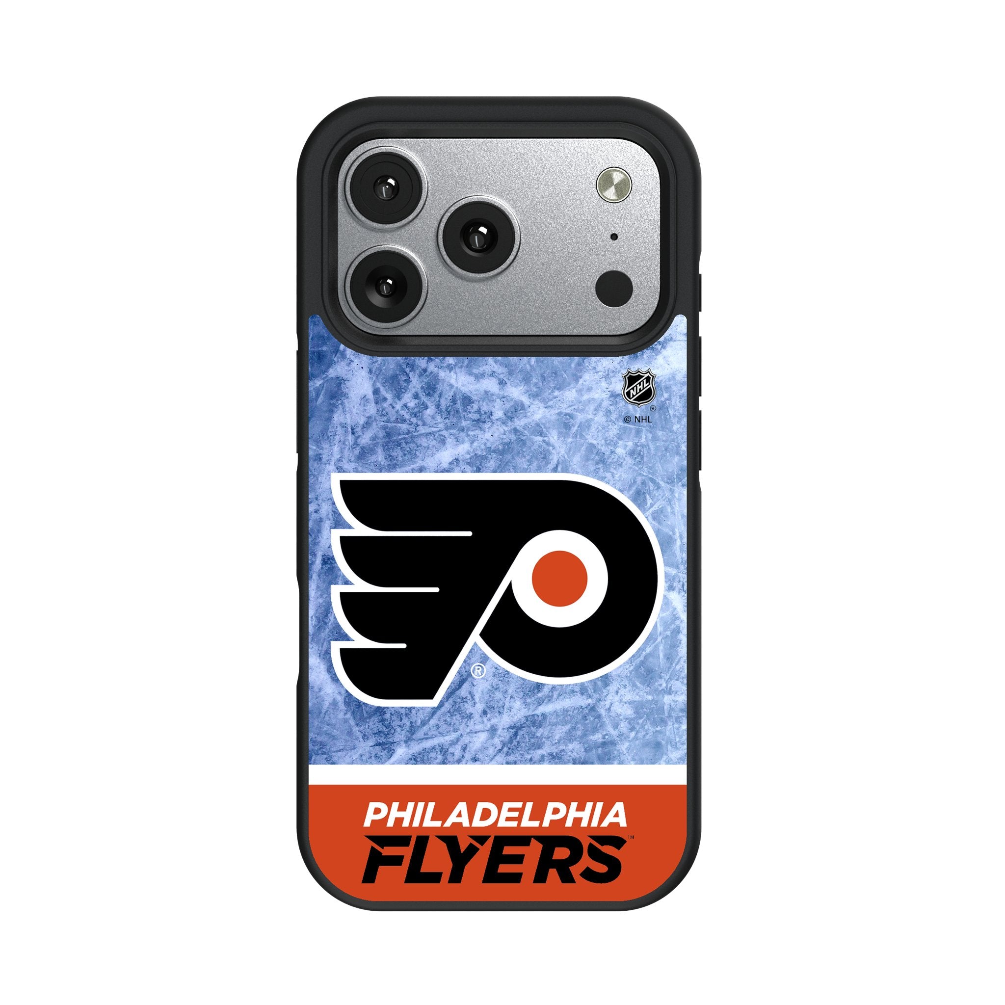Philadelphia Flyers Ice Wordmark Bump Phone Case for Apple iPhone 17 Series