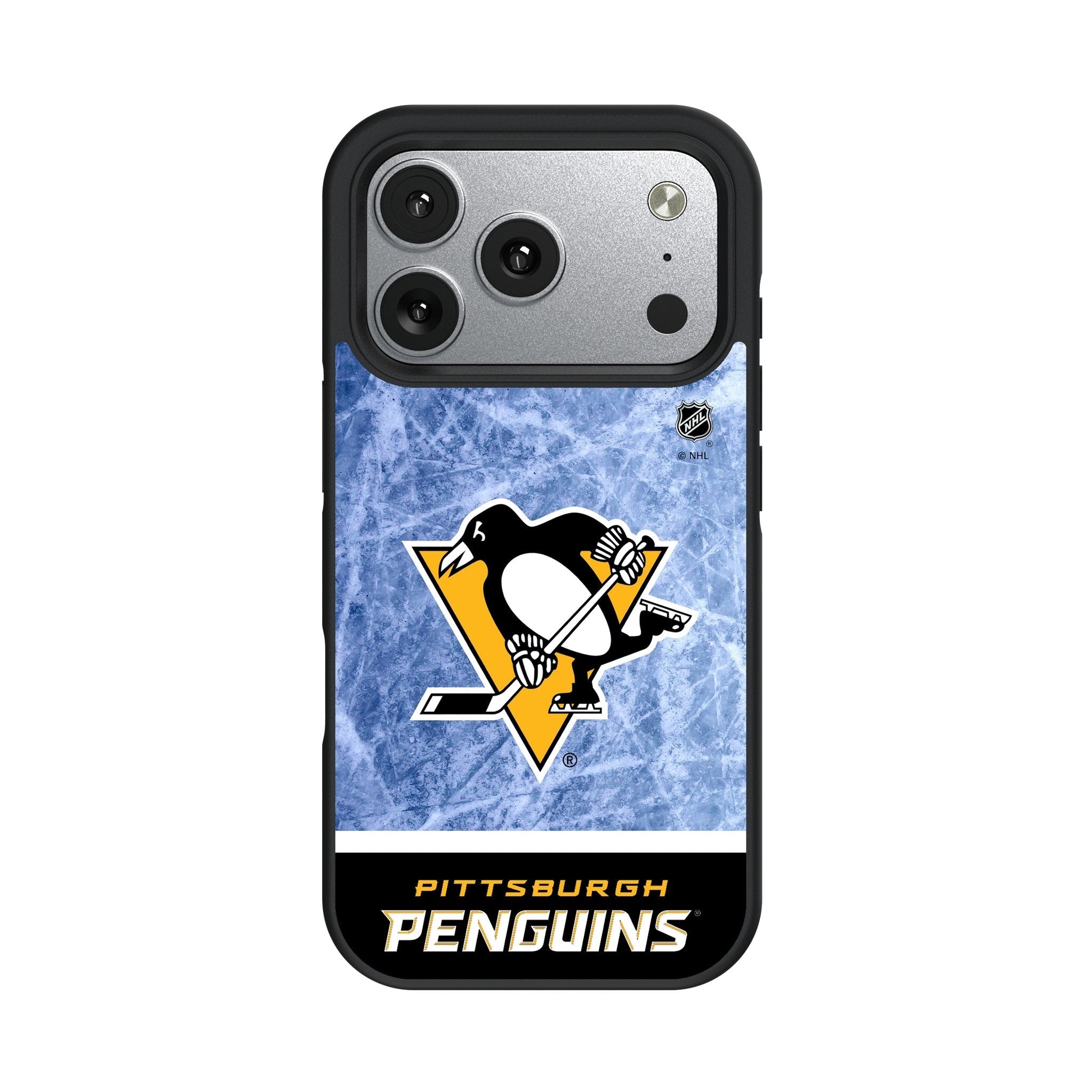 Pittsburgh Penguins Ice Wordmark Bump Phone Case for Apple iPhone 17 Series