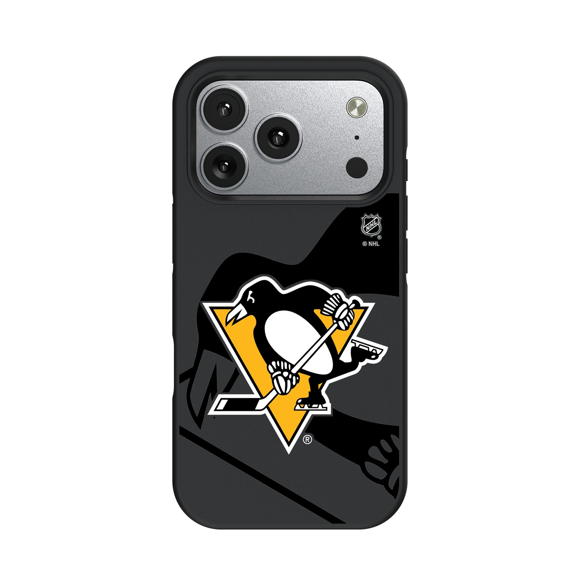 Pittsburgh Penguins Monocolor Tilt Bump Phone Case for Apple iPhone 17 Series