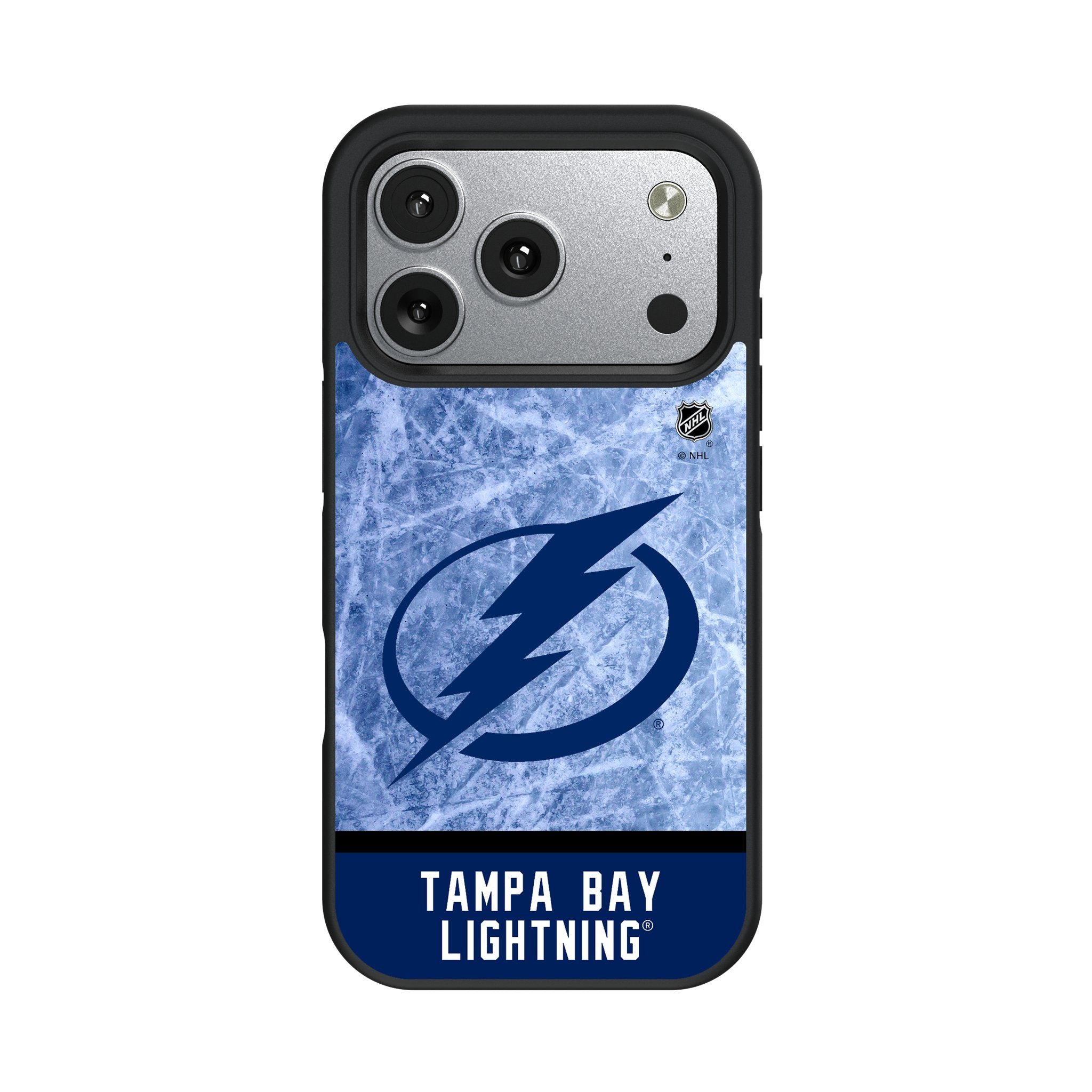 Tampa Bay Lightning Ice Wordmark Bump Phone Case for Apple iPhone 17 Series