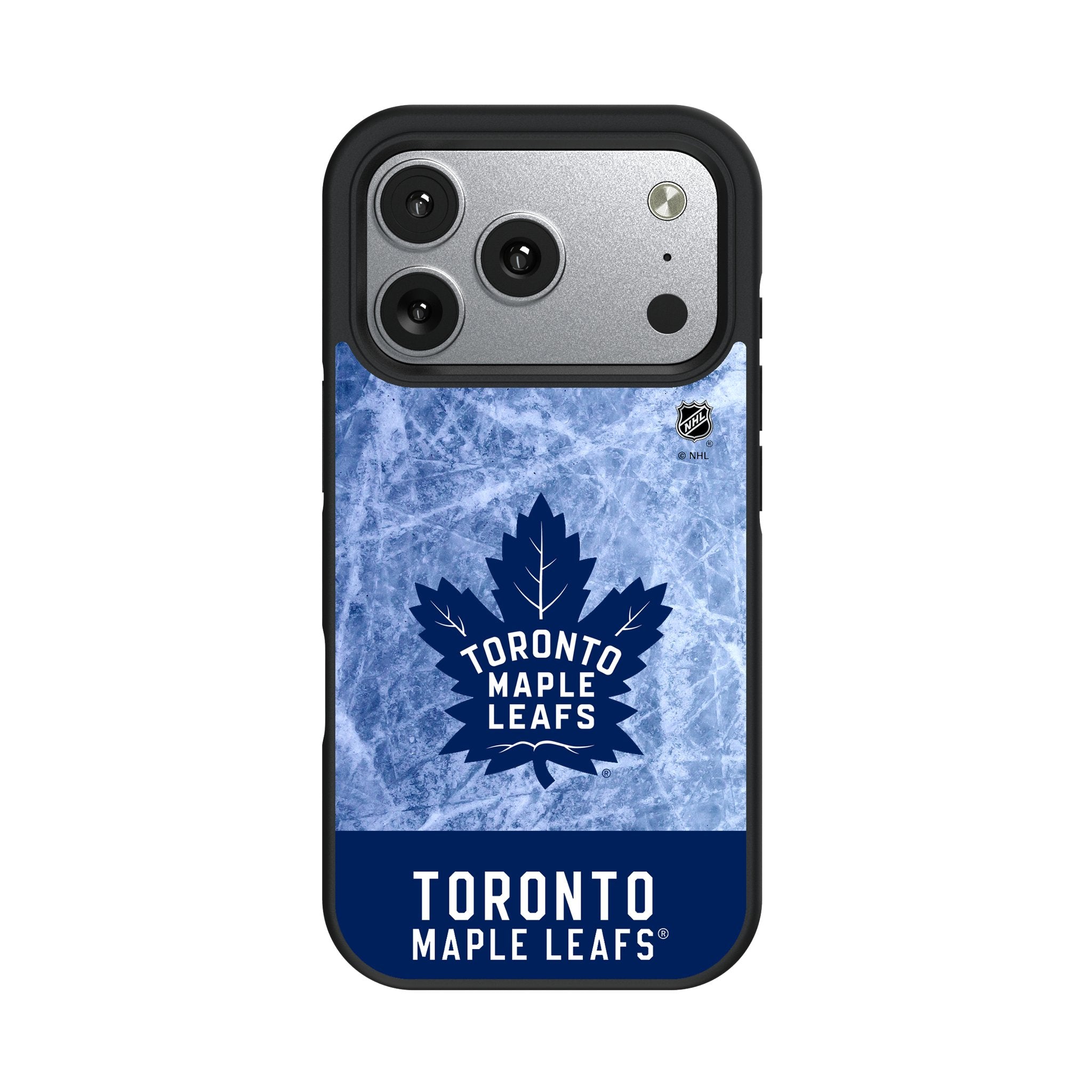 Toronto Maple Leafs Ice Wordmark Bump Phone Case for Apple iPhone 17 Series