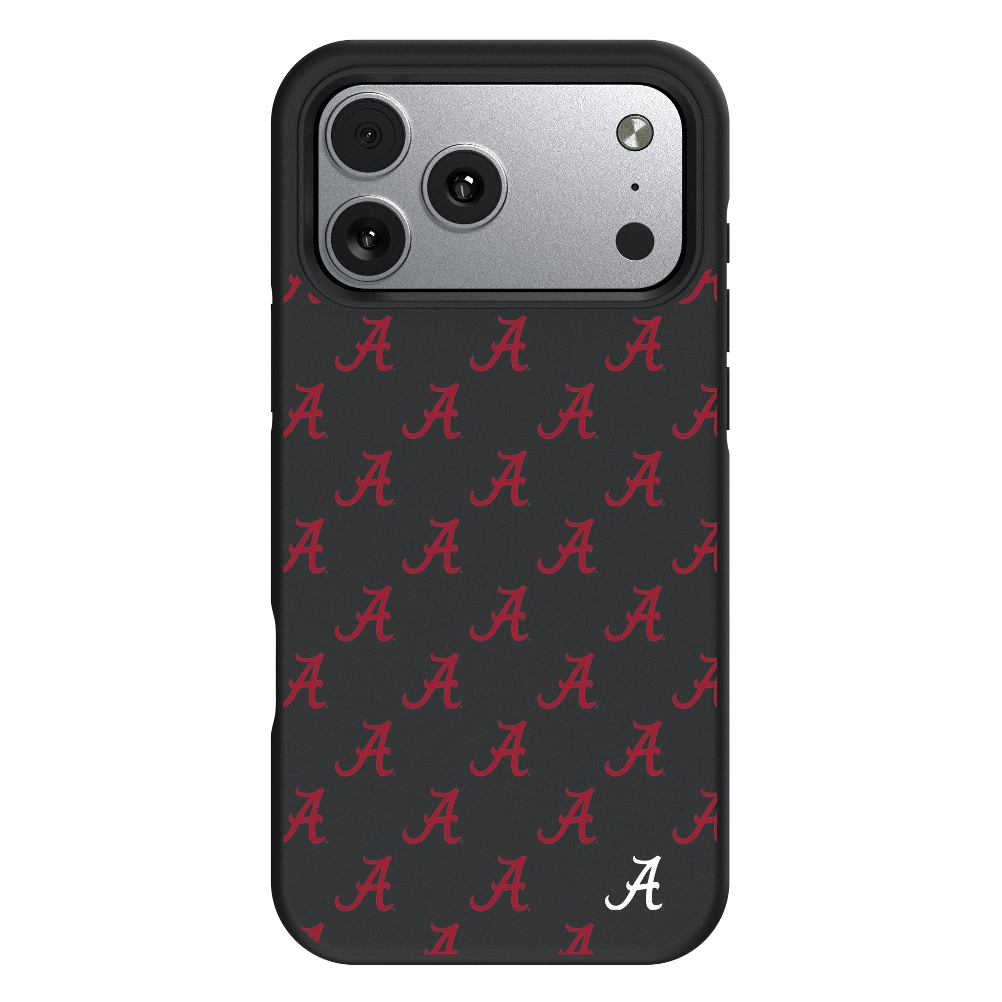 University of Alabama Crimson Tide Script A Fashion Pattern Bump Phone Case for Apple iPhone 17 Series