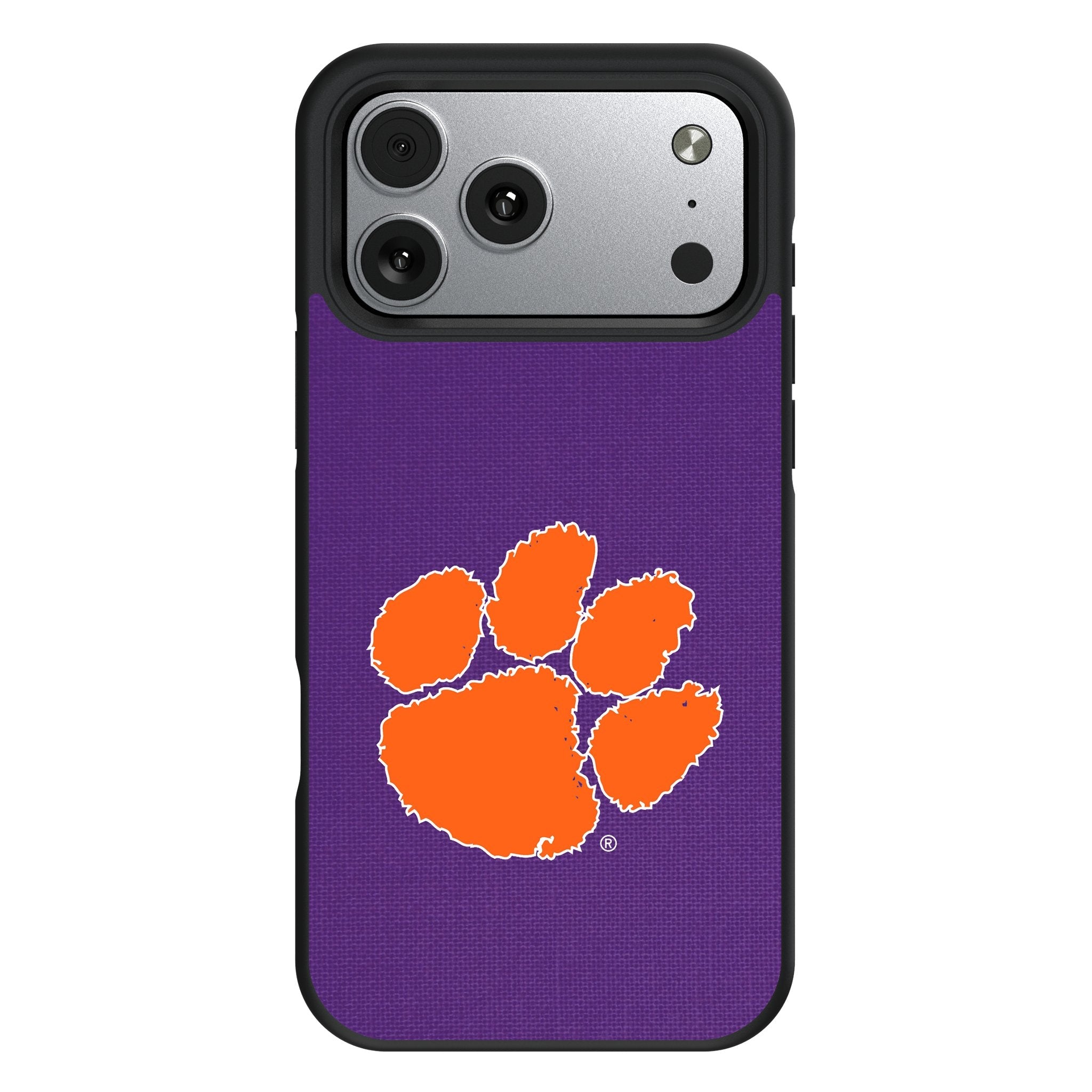 Clemson University Tigers Solid Bump Phone Case for Apple iPhone 17 Series 1