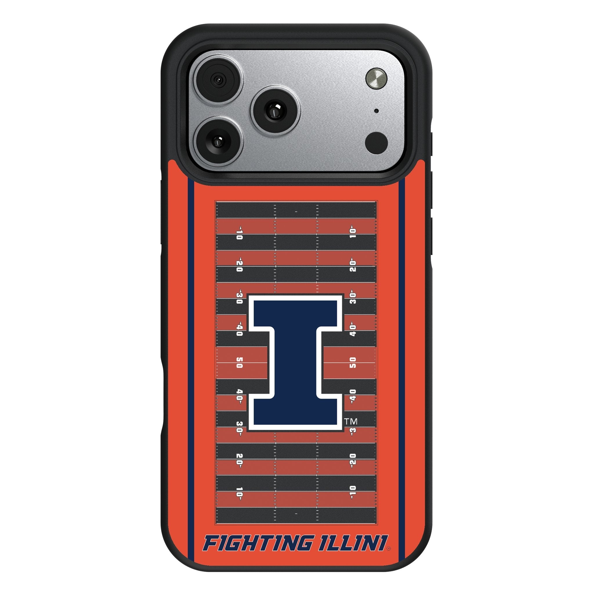 University of Illinois Fighting Illini Field Bump Phone Case for Apple iPhone 17 Series 1