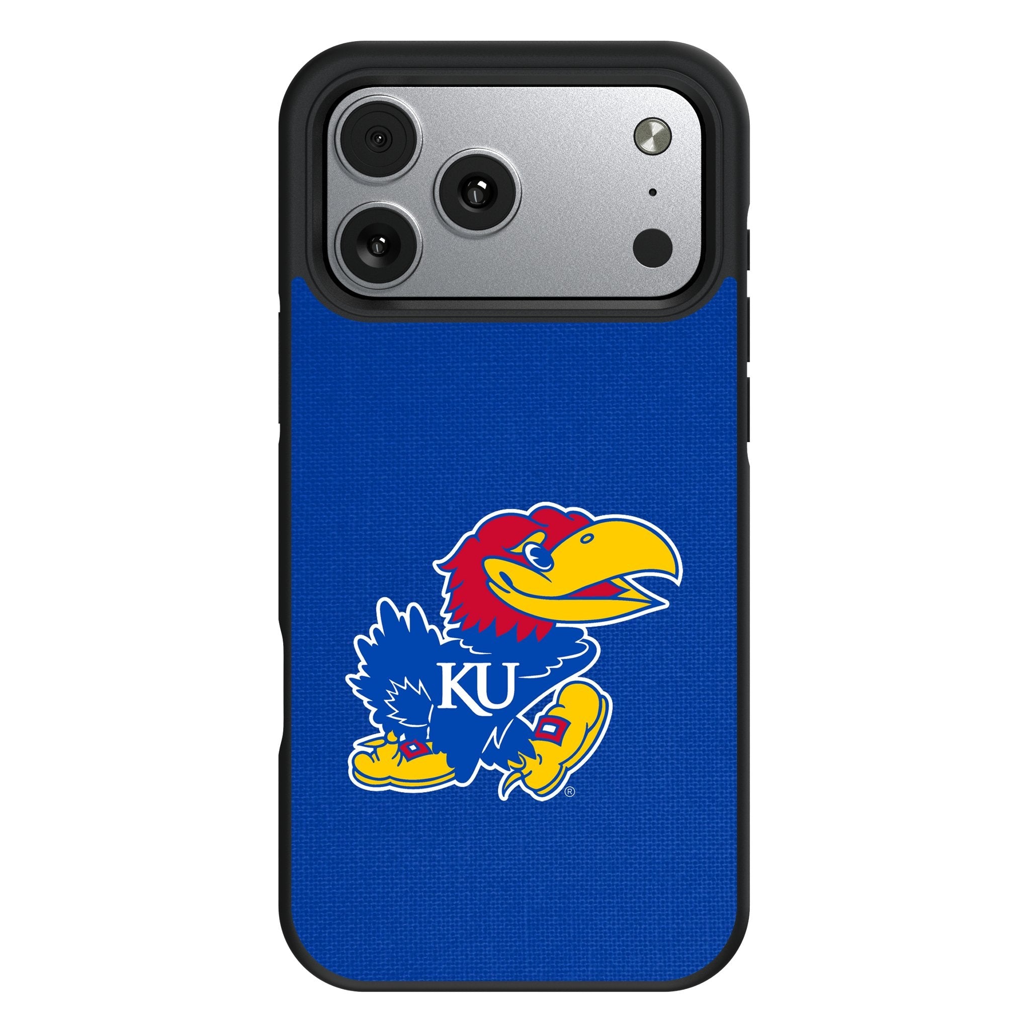 University of Kansas Jayhawks Solid Bump Phone Case for Apple iPhone 17 Series