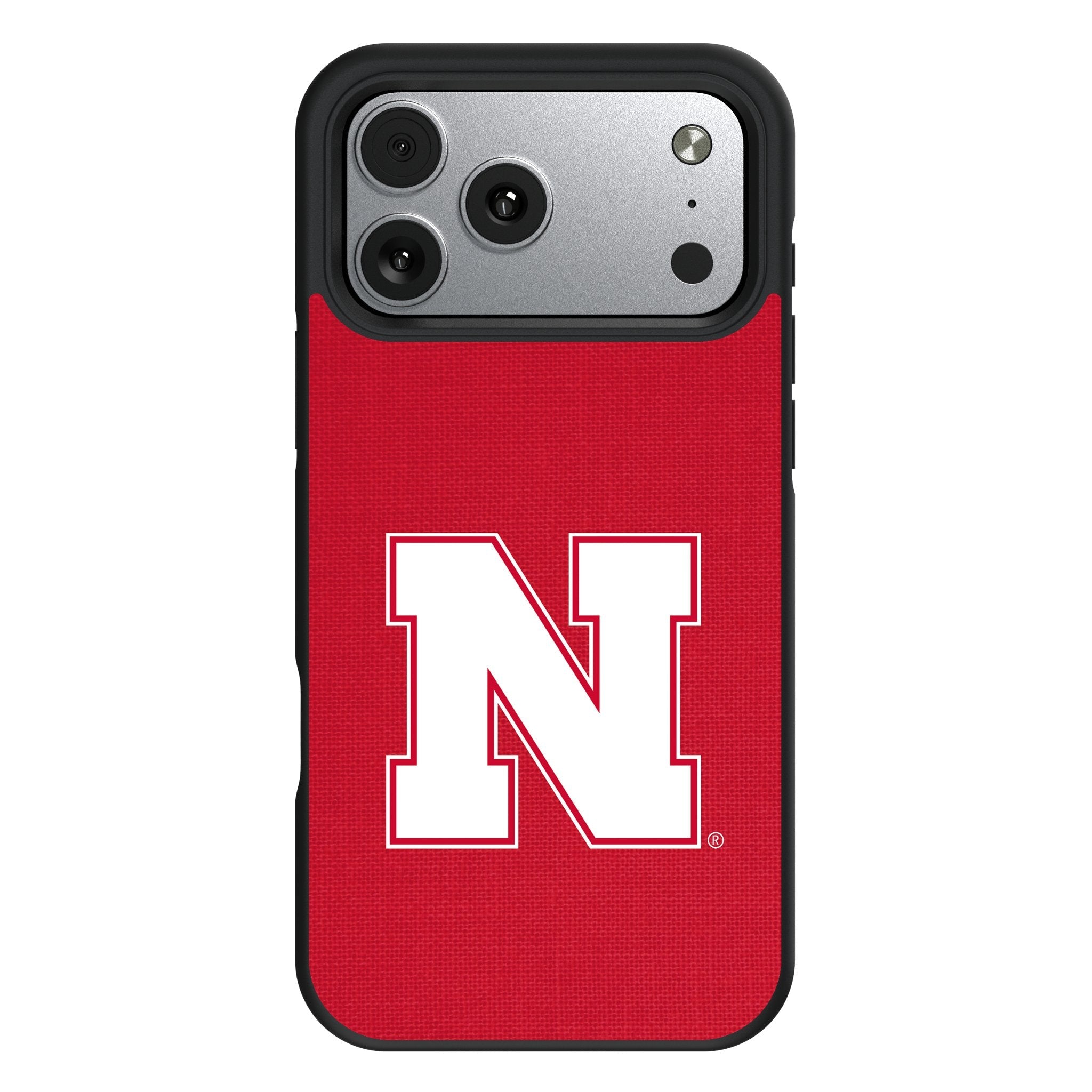 University of Nebraska Huskers Block N Solid Bump Phone Case for Apple iPhone 17 Series 1
