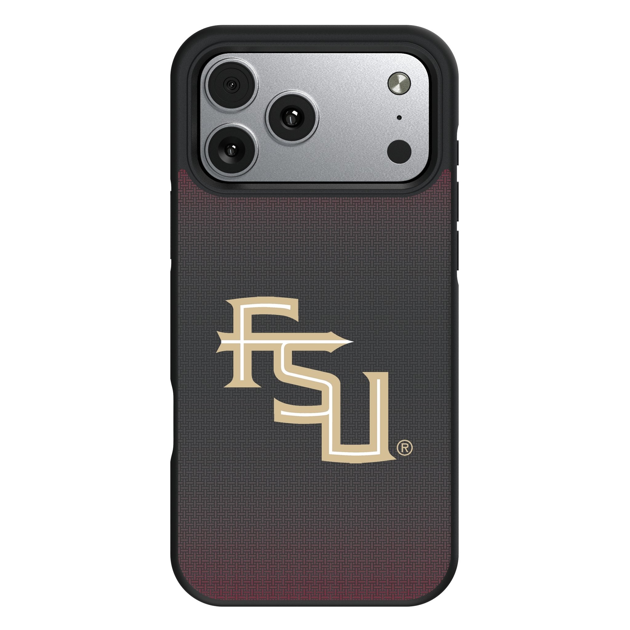 Florida State University Seminoles Athletic Wordmark Linen Bump Phone Case for Apple iPhone 17 Series