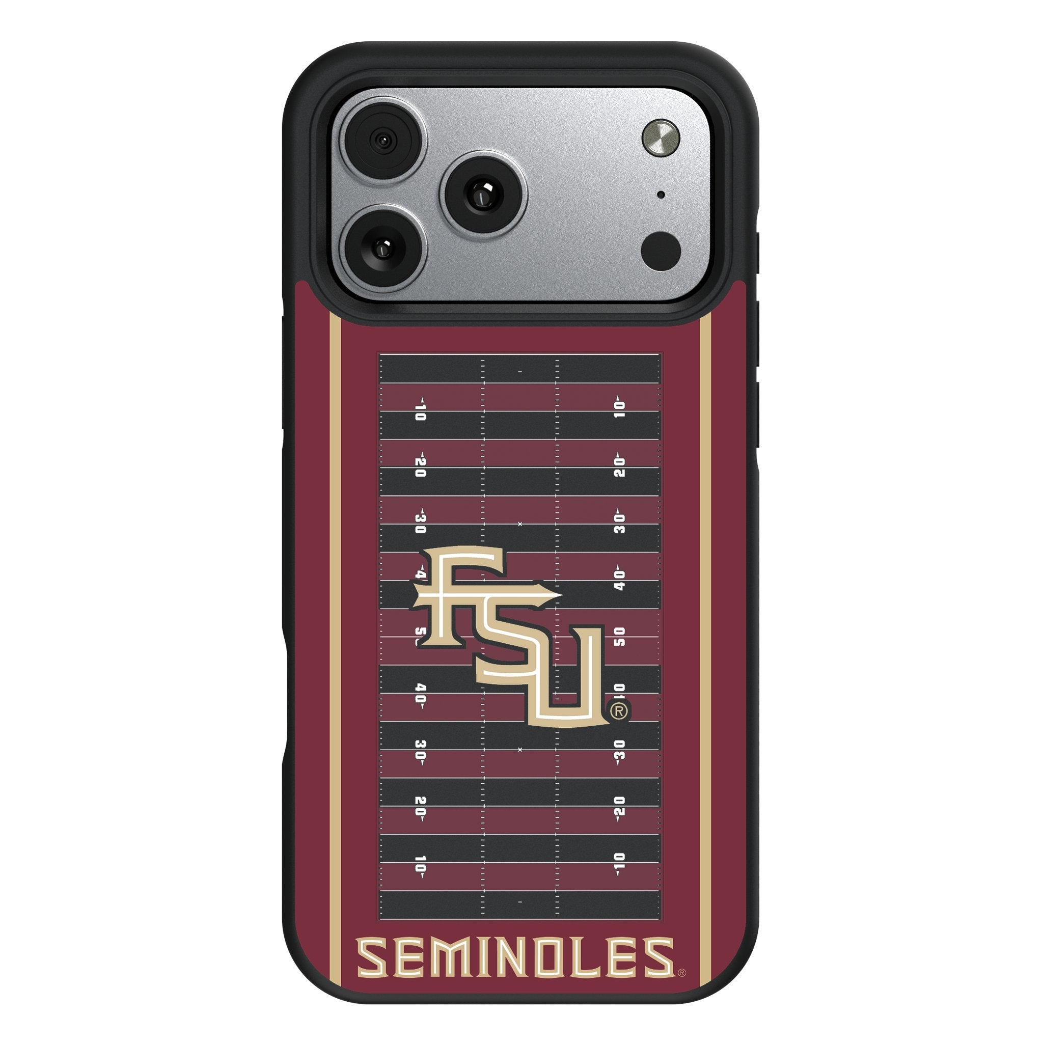 Florida State University Seminoles Athletic Wordmark Field Bump Phone Case for Apple iPhone 17 Series